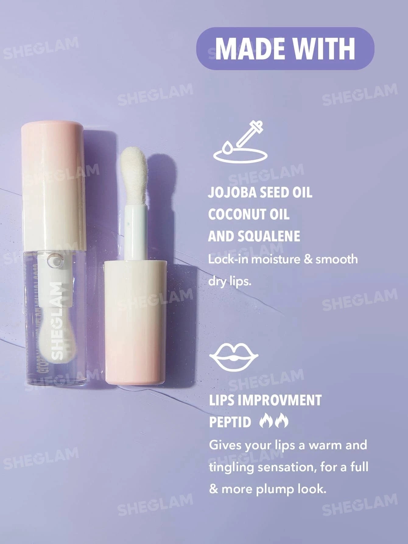 SHEGLAM DÚO DE BRILLO FRÍO Y CALIENTE PLUMP ADDICT