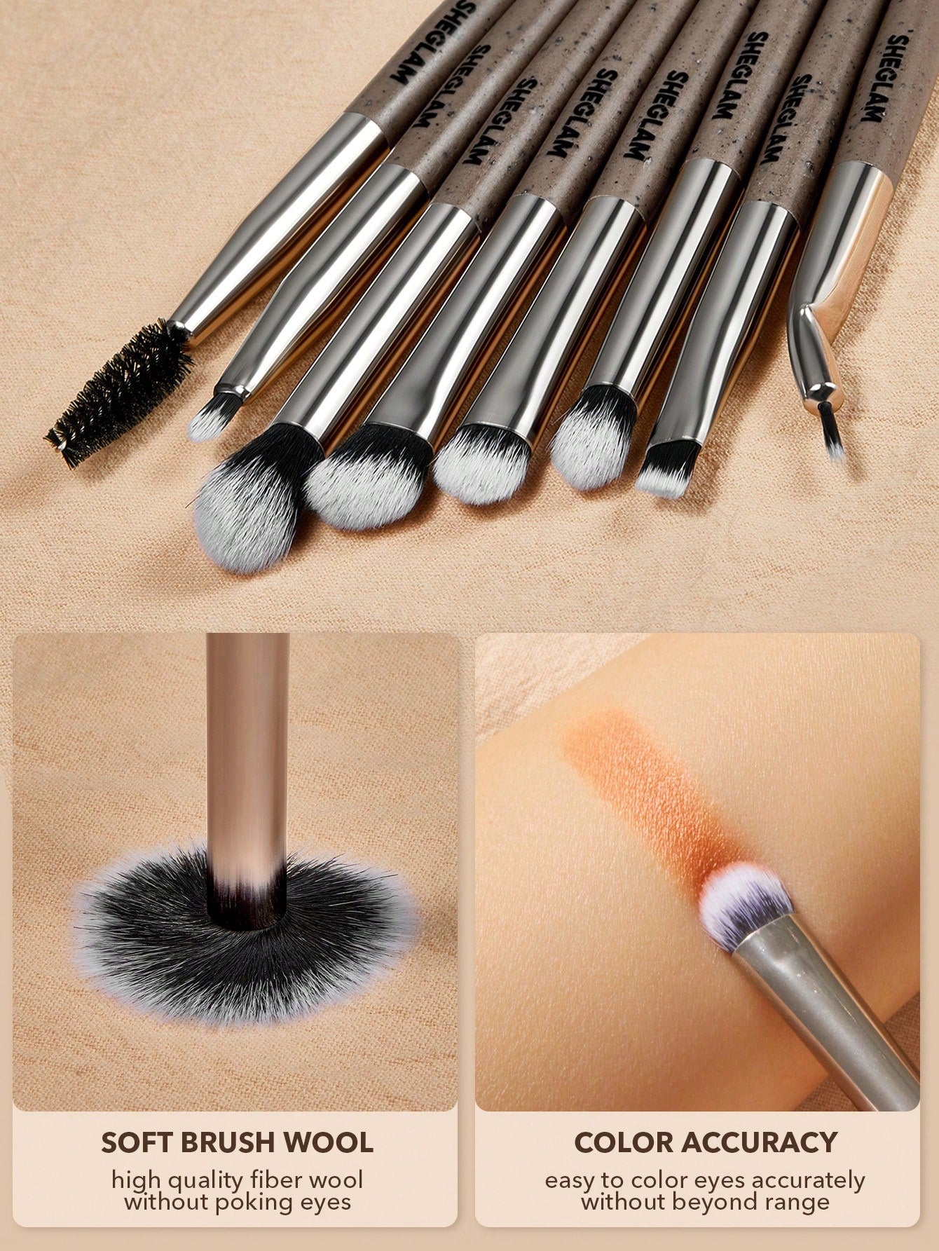 SHEGLAM Set de brochas Glam Fam