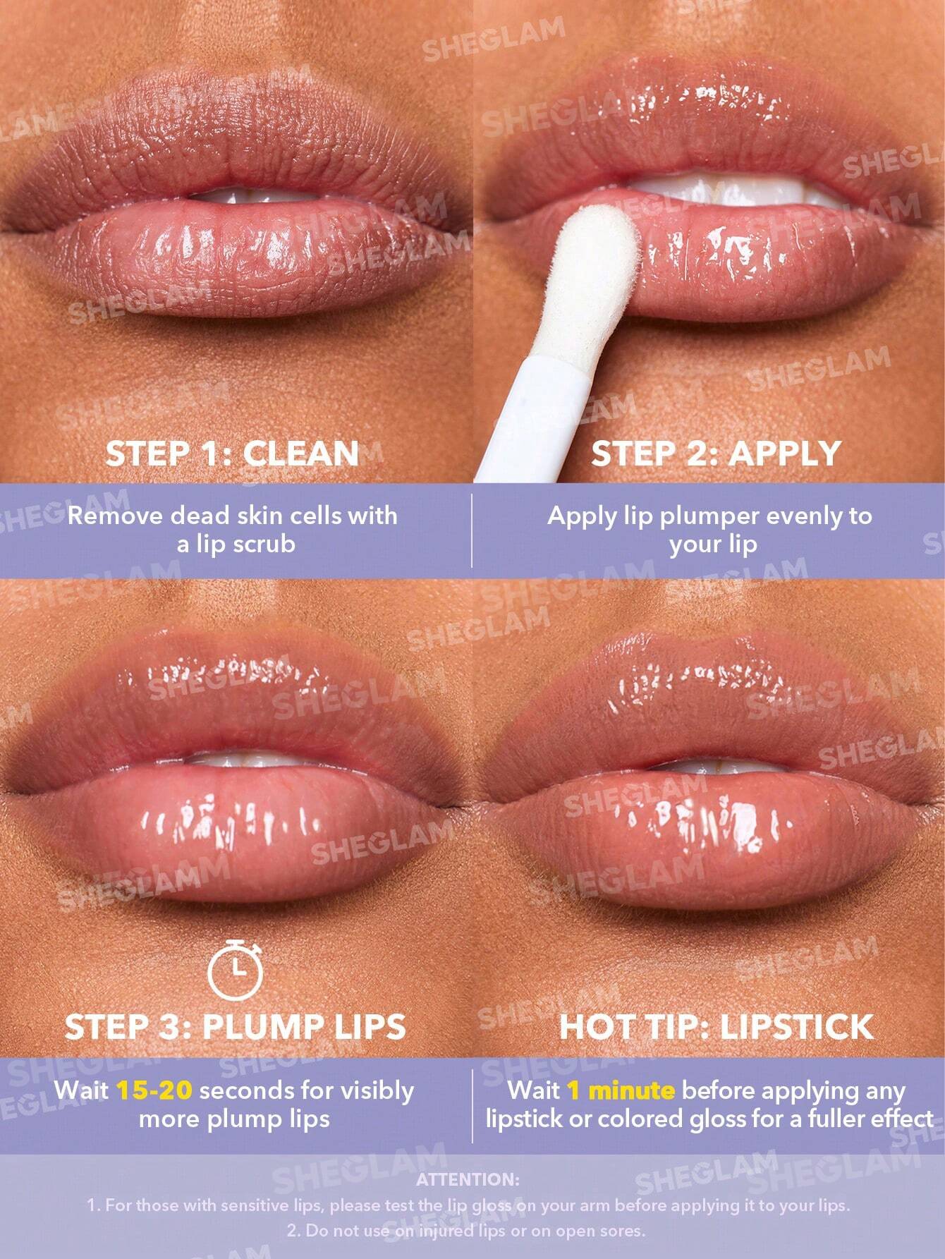 SHEGLAM DÚO DE BRILLO FRÍO Y CALIENTE PLUMP ADDICT