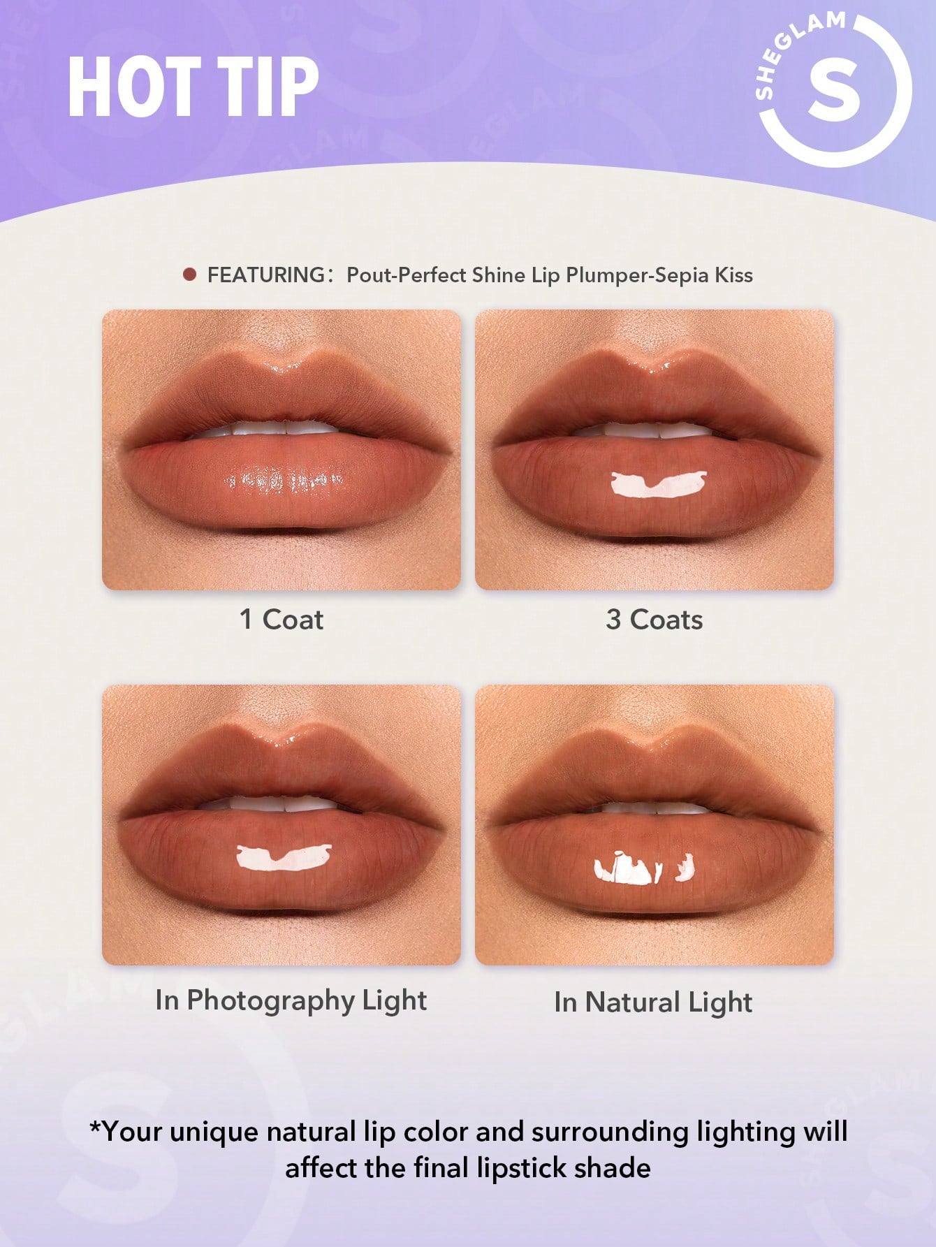SHEGLAM POUT-PERFECT SHINE LIP PLUMPER