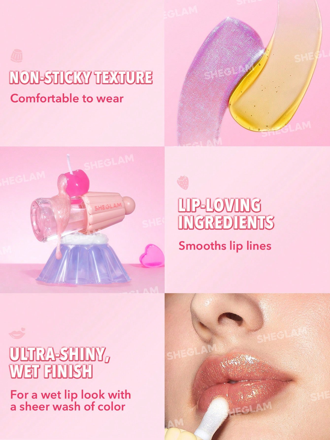 SHEGLAM JELLY WOW LIP HYDRATING LIP OIL
