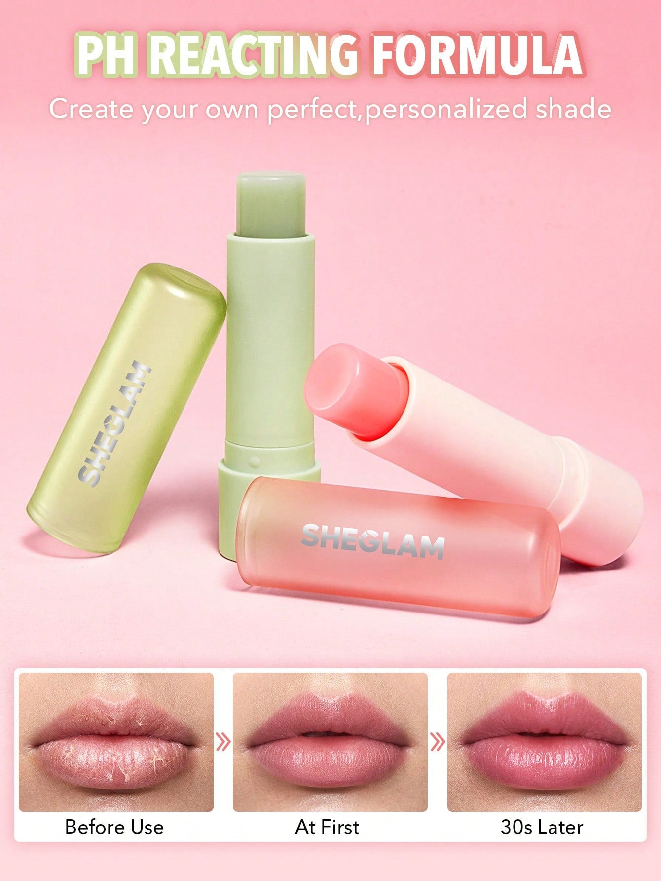 SHEGLAM Lápiz labial Pout PHresh que cambia de color