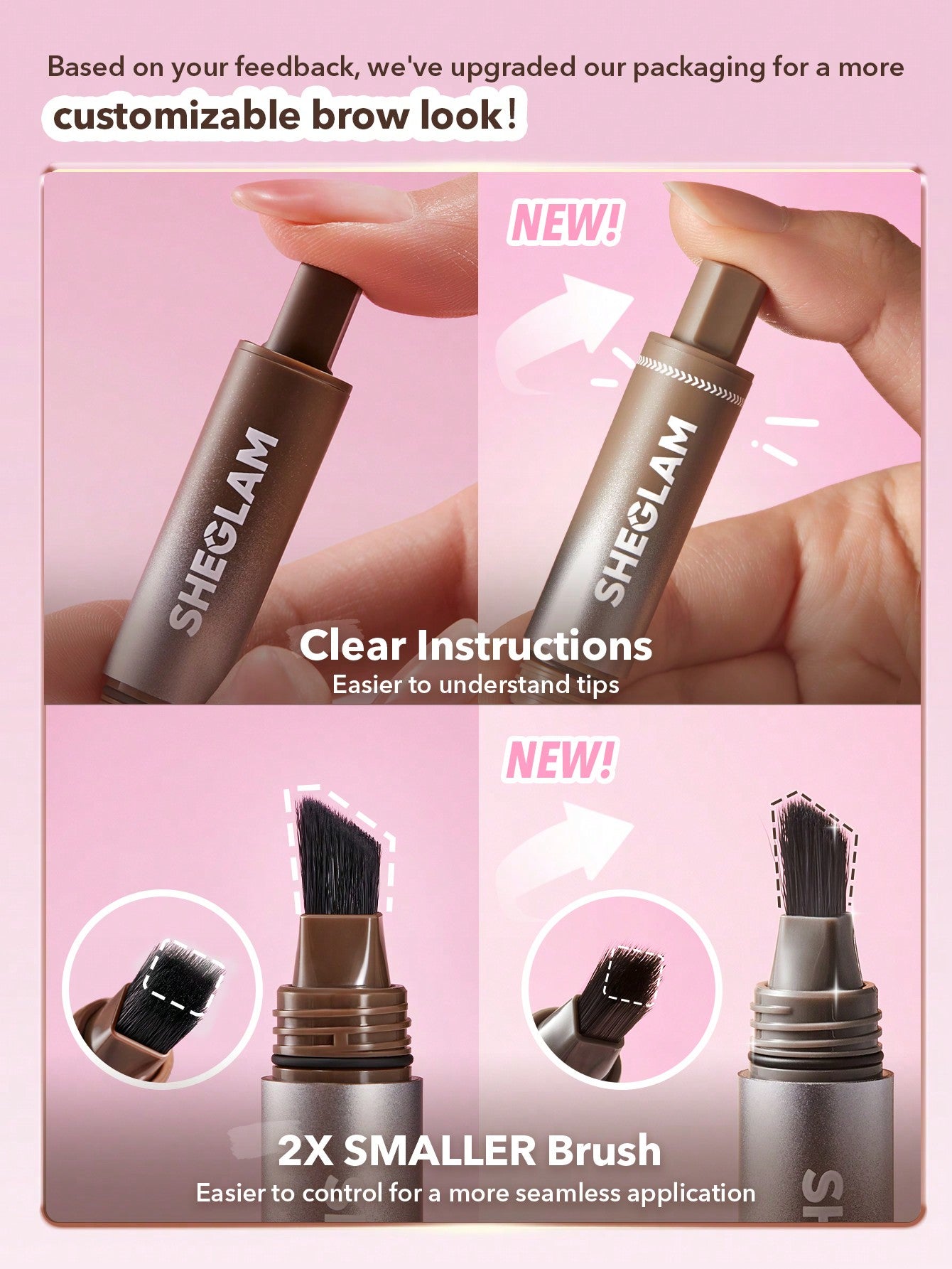 BROW-FECTION ANGLED BRUSH & DIP