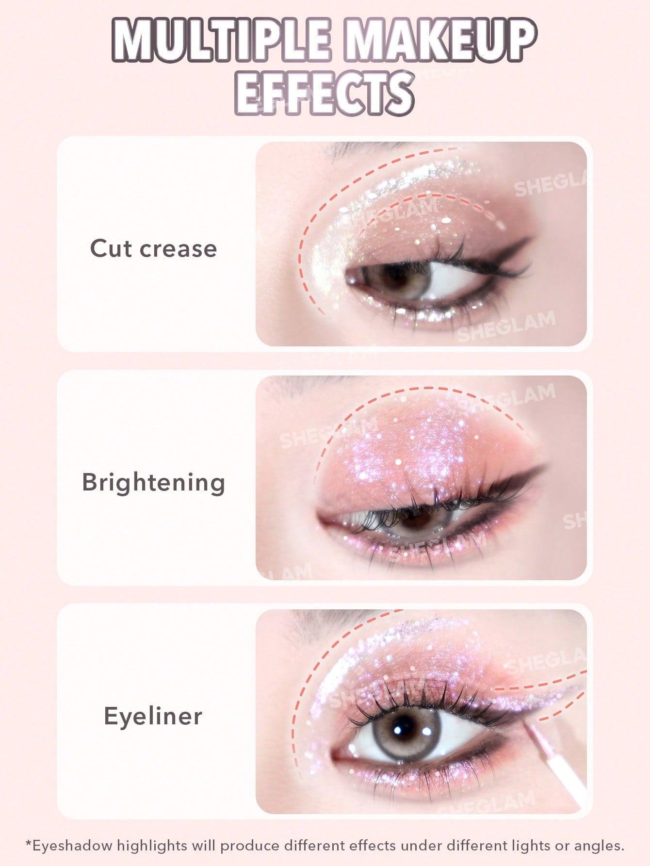 SHEGLAM SOMBRA DE OJOS LIQUIDA DOBLE ACABADO SILK & SPARKLE