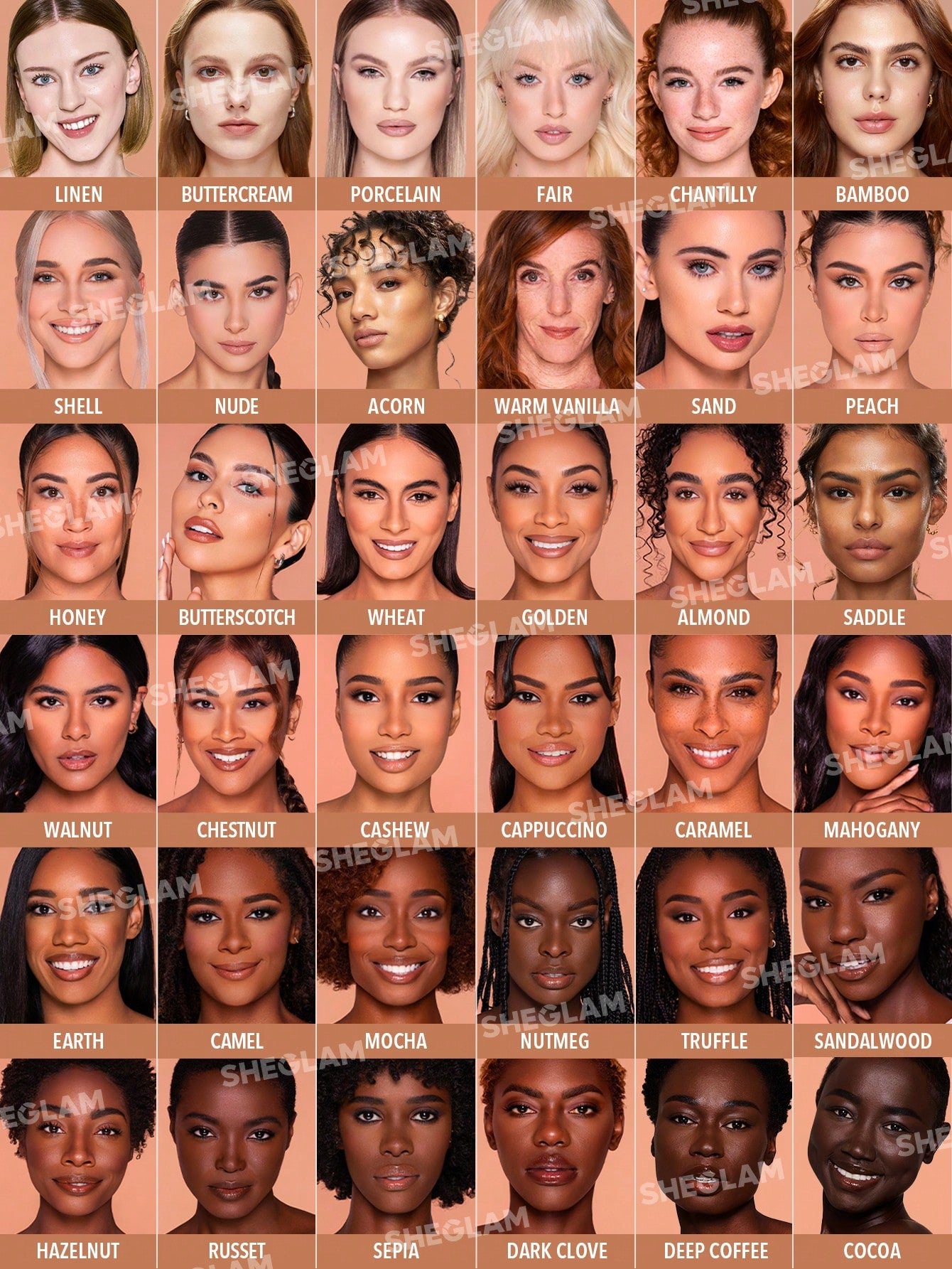 SHEGLAM BASE COMPLEXION PRO LONG LASTING BREATHABLE MATTE FOUNDATION