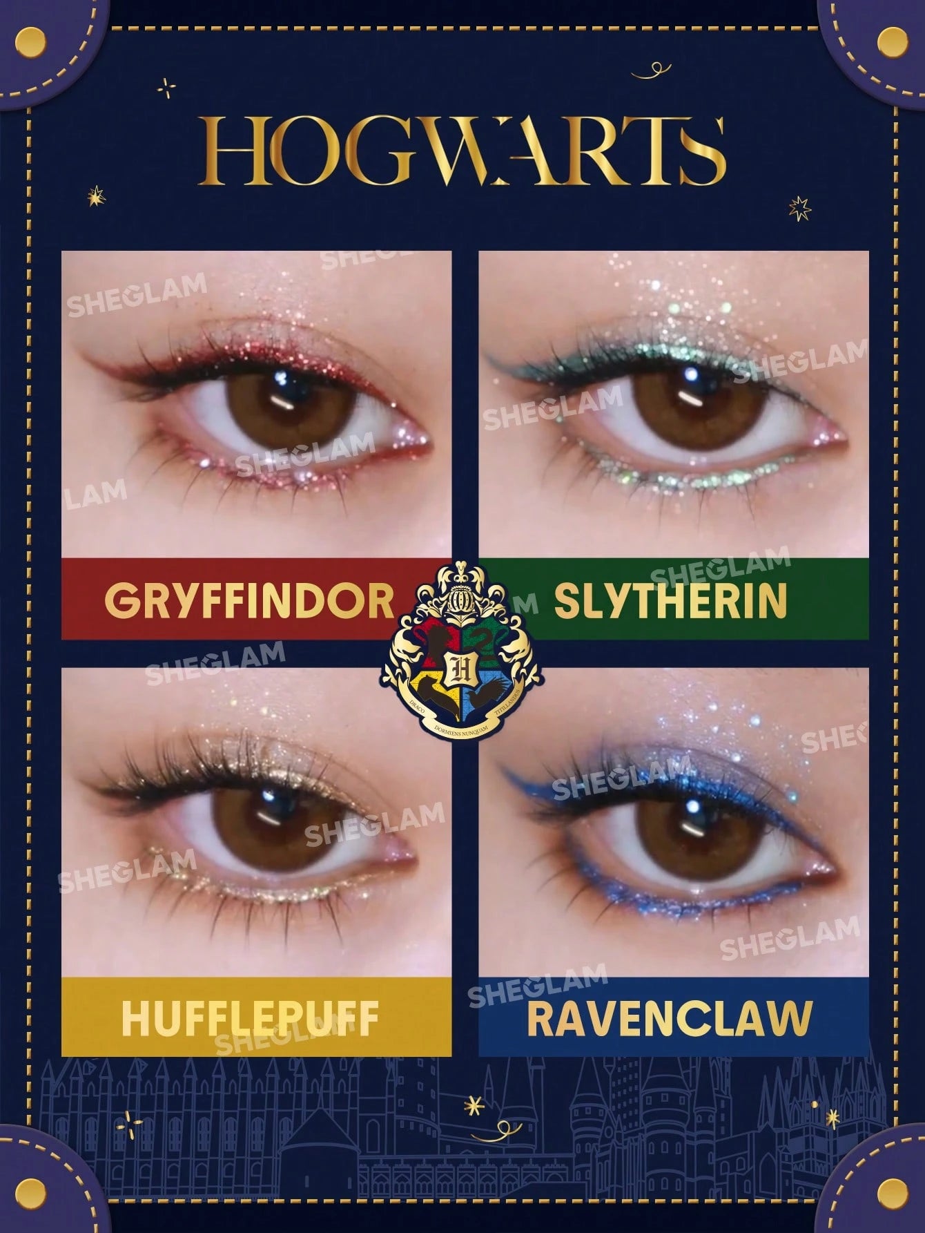 SHEGLAM Harry Potter™ Houses Of Hogwarts Glitter Liner Set