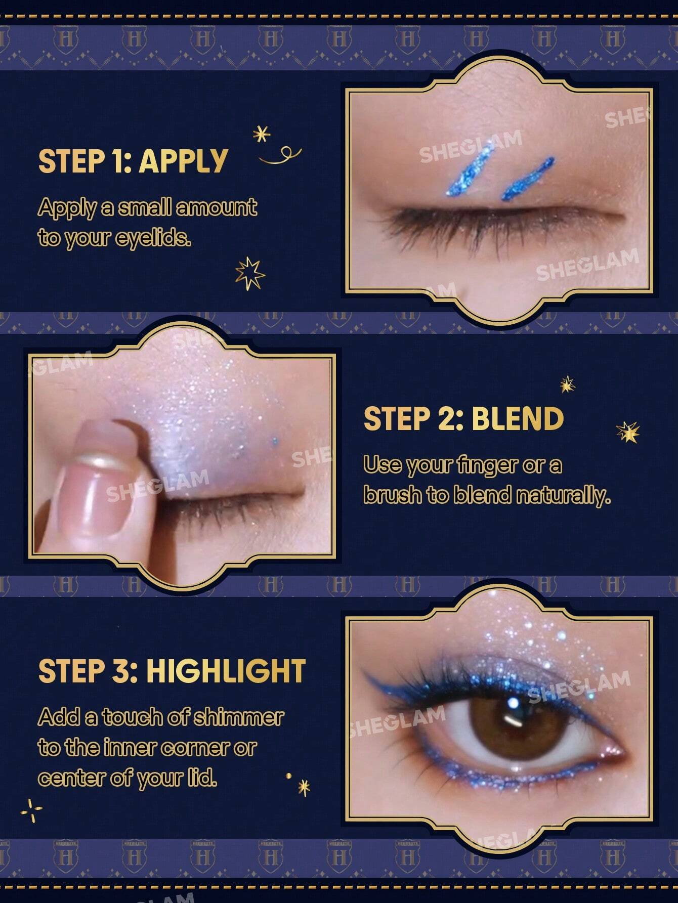 SHEGLAM Harry Potter™ Houses Of Hogwarts Glitter Liner Set