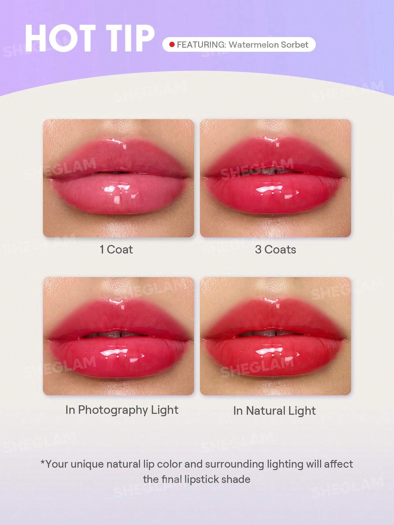 SHEGLAM CRYSTAL GLAZE MOISTURIZING LIP CARE