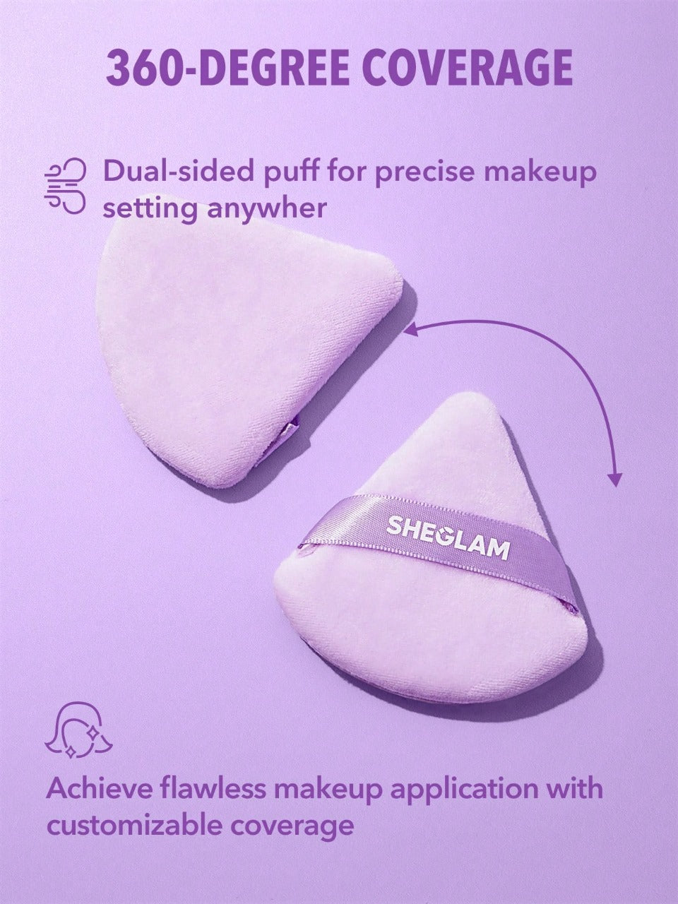 SHEGLAM BORLAS INSTA-READY POWDER PUFF