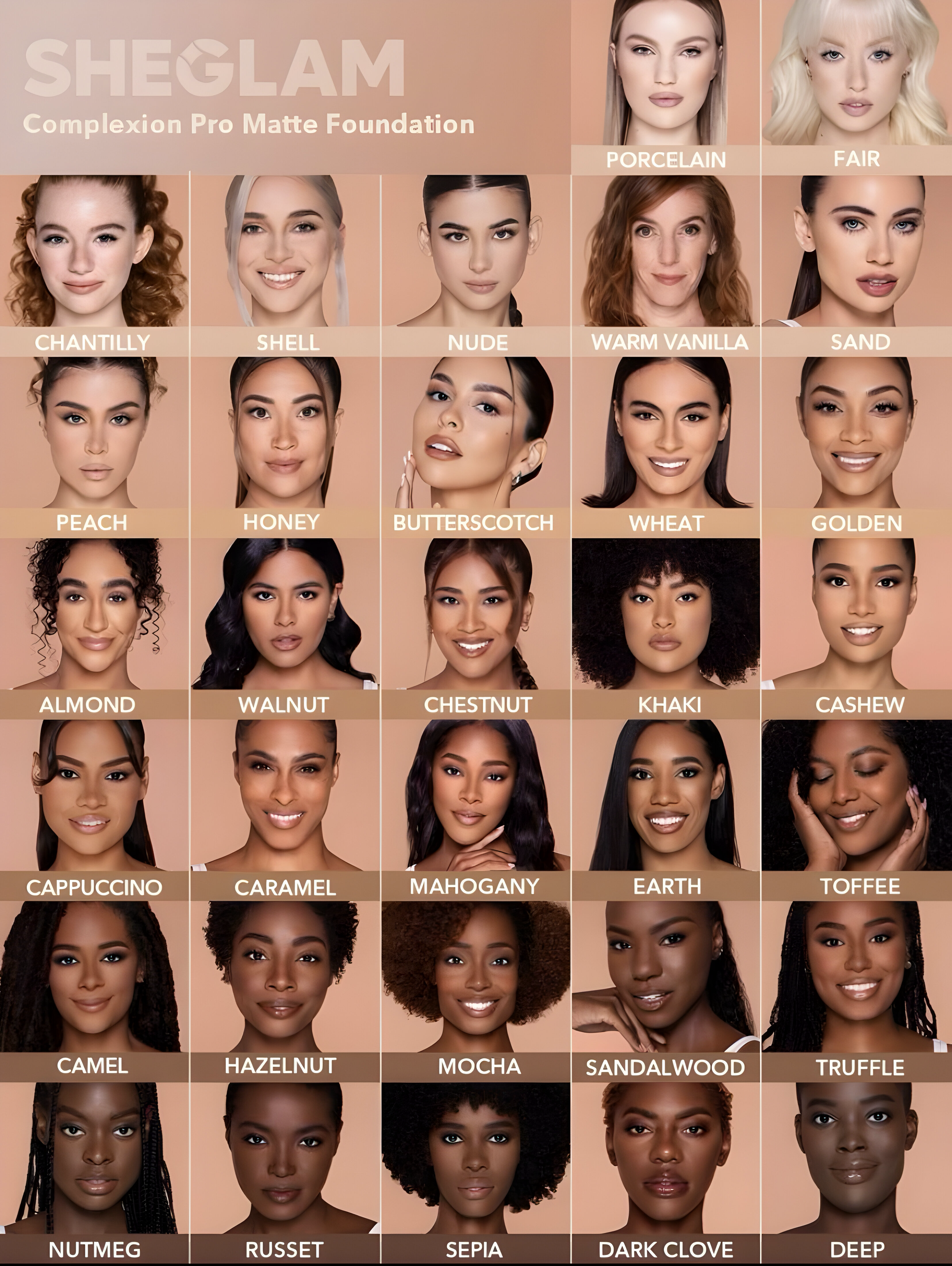 SHEGLAM BASE COMPLEXION PRO LONG LASTING BREATHABLE MATTE FOUNDATION