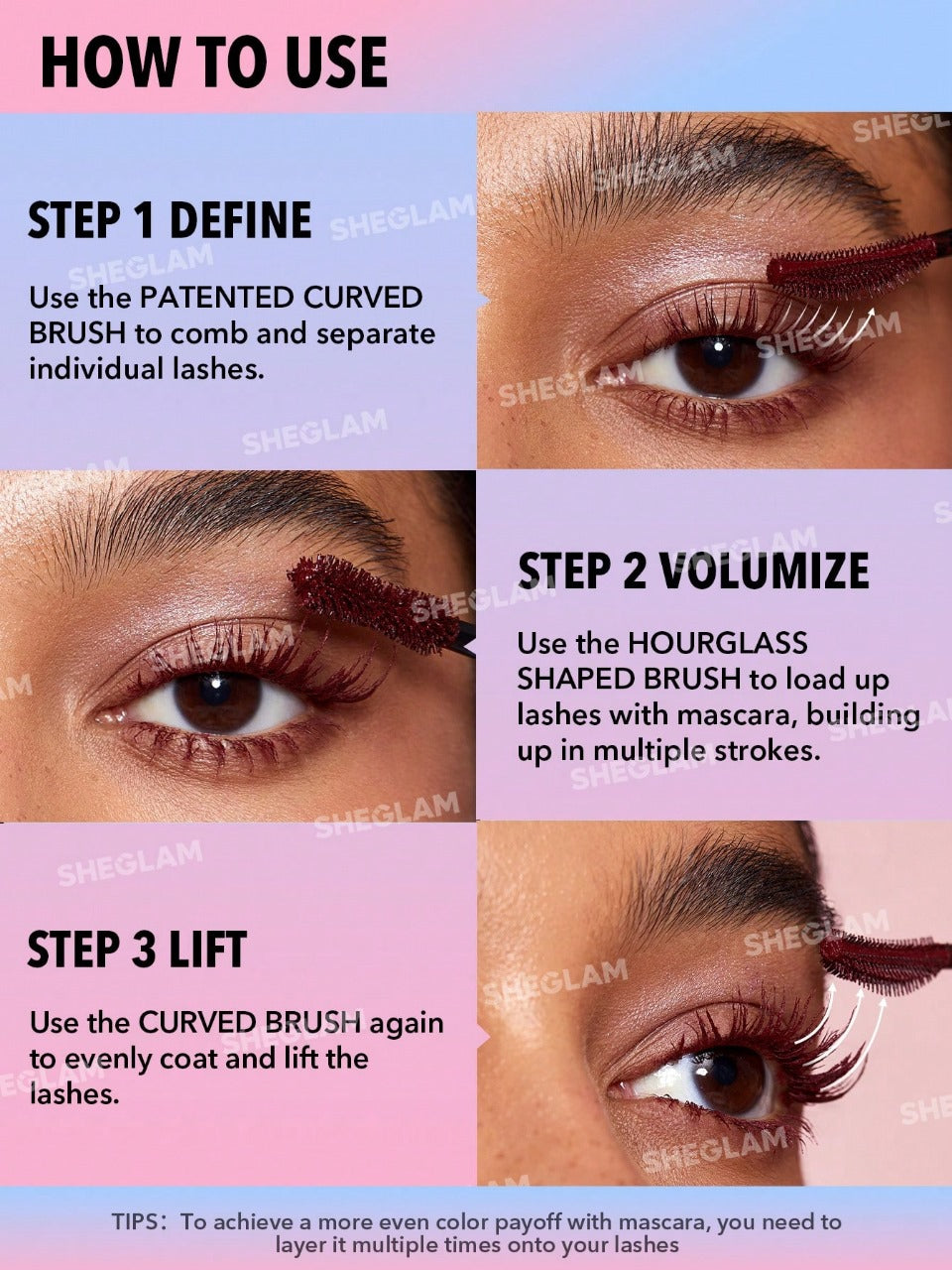 SHEGLAM ALL-IN-ONE VOLUMEN & LENGTH MASCARA