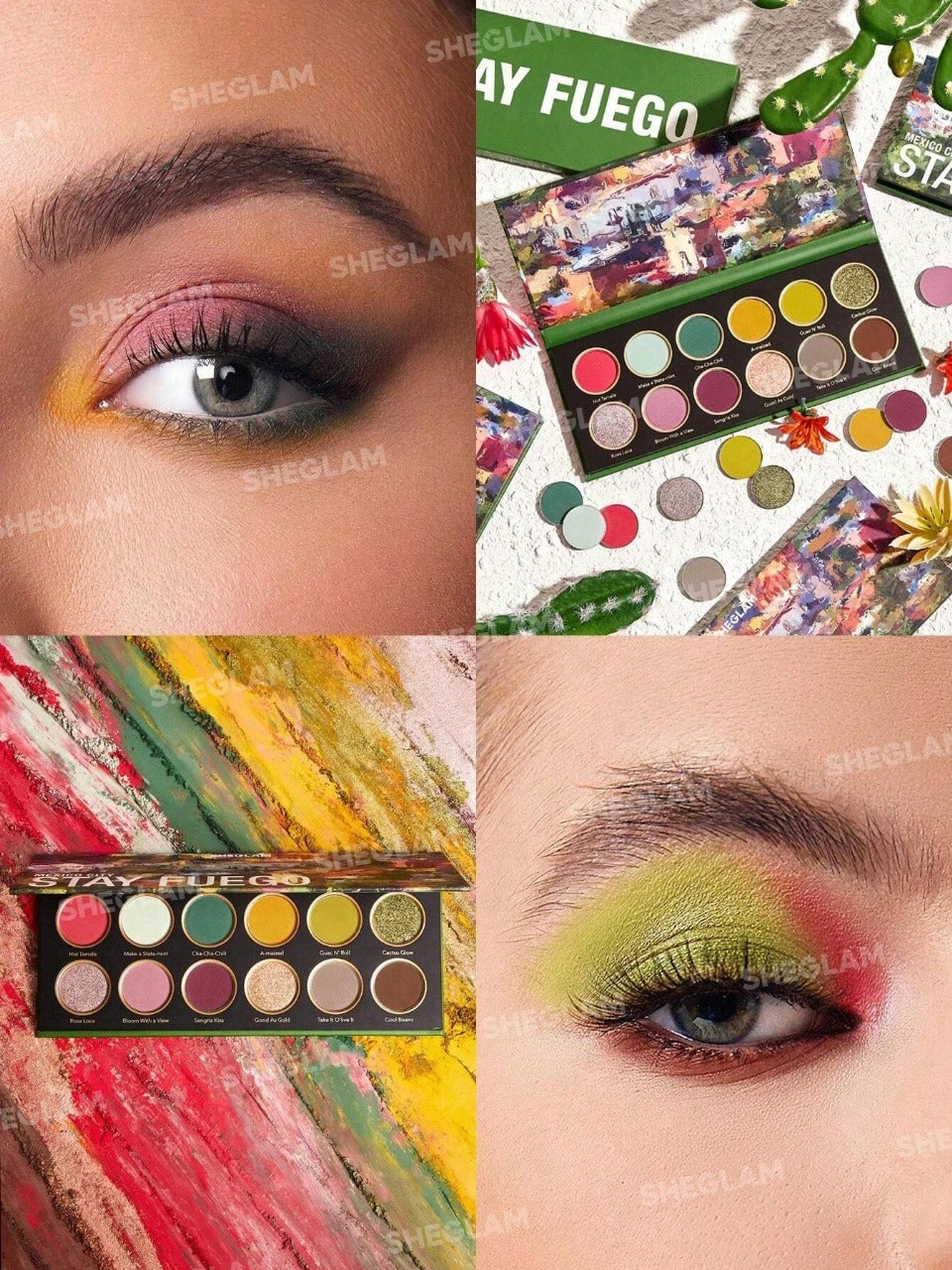SHEGLAM PALETA STAY FUEGO, MEXICO PALETTE
