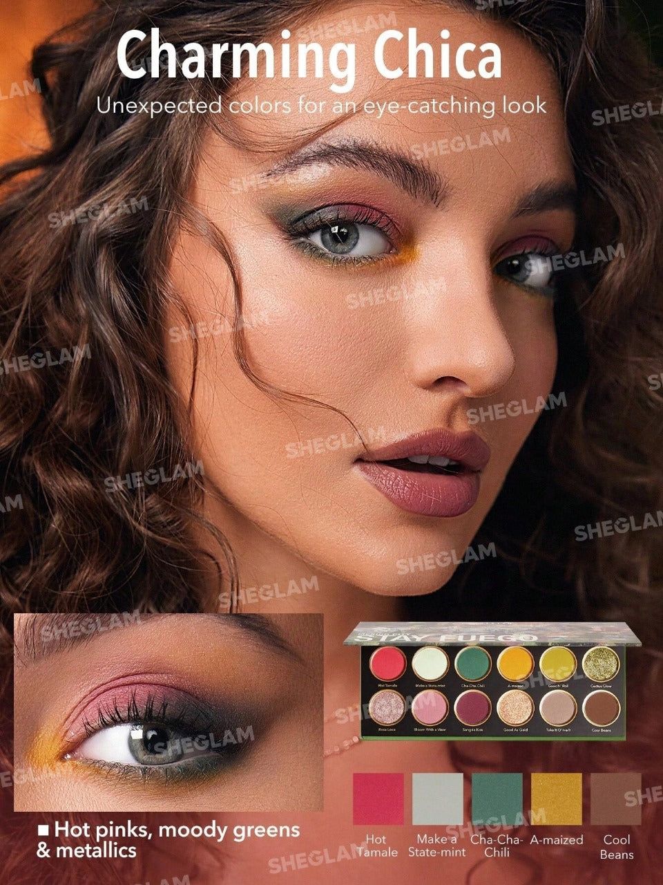 SHEGLAM PALETA STAY FUEGO, MEXICO PALETTE