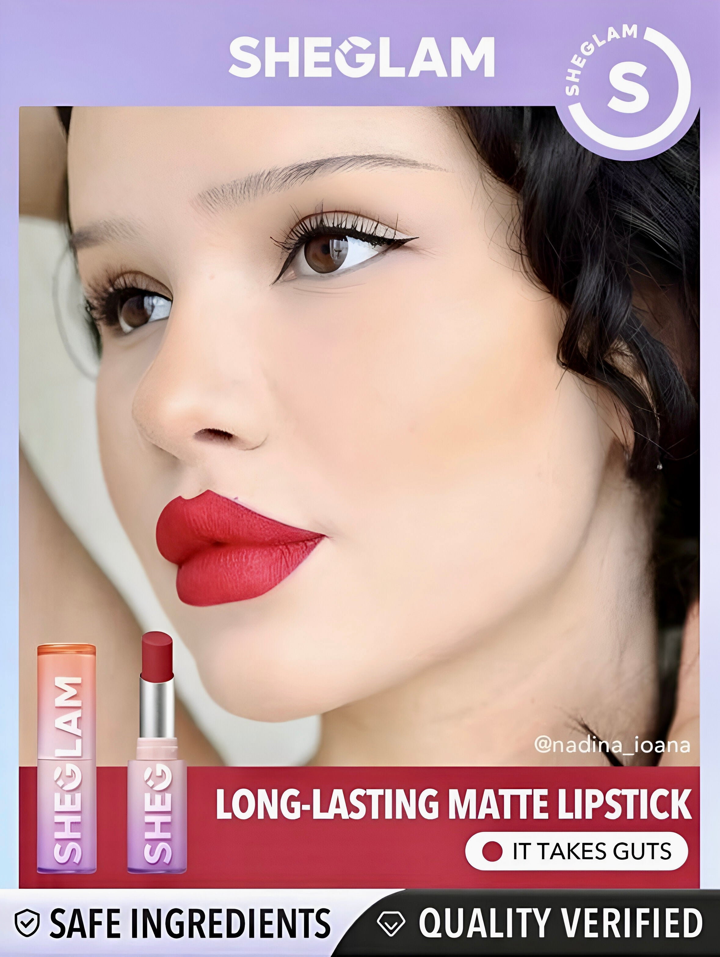 SHEGLAM DYNAMATTE BOOM LONG-LASTING MATTE LIPSTICK