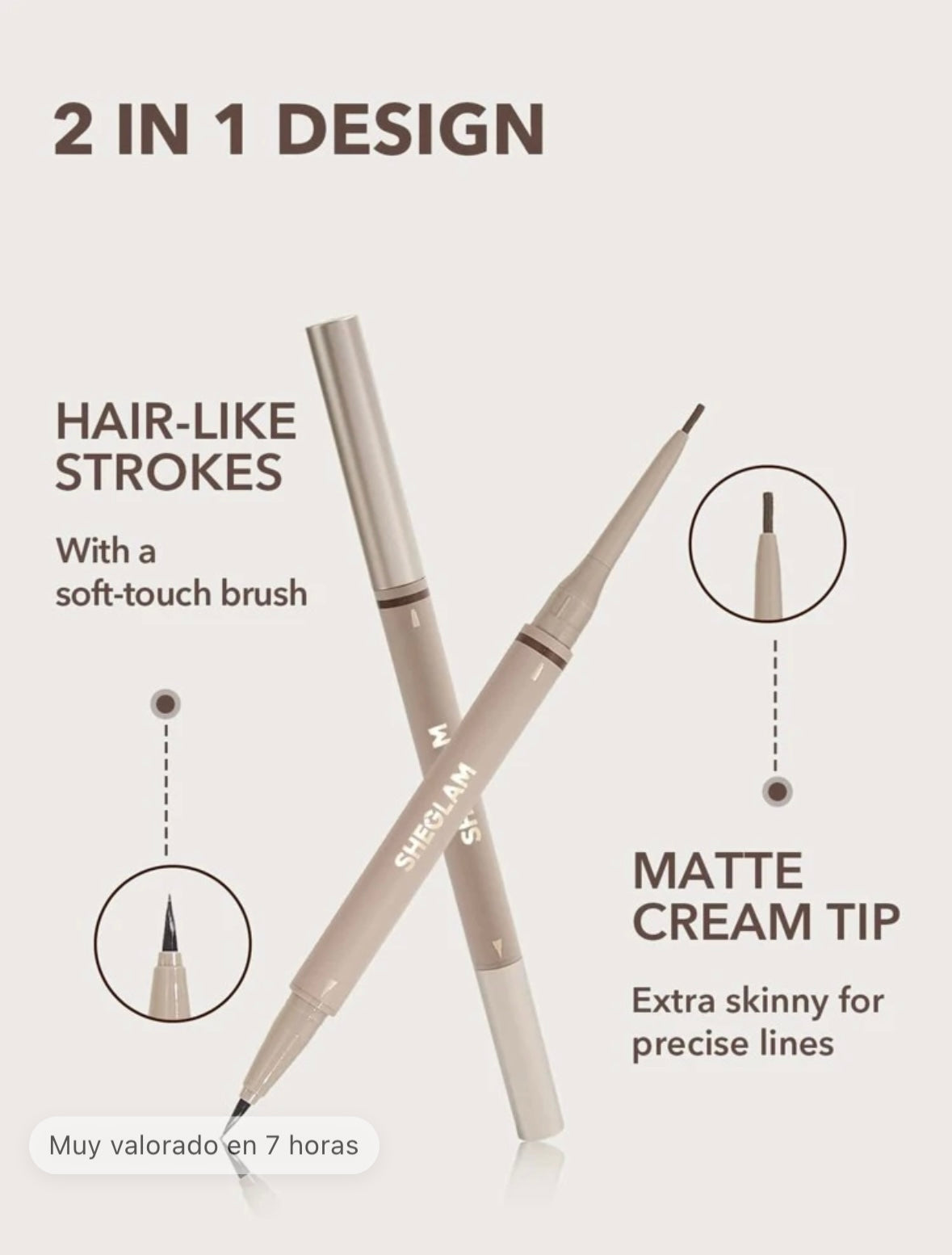BROWS ON DEMAND 2-IN-1 LÁPIZ DE CEJAS
