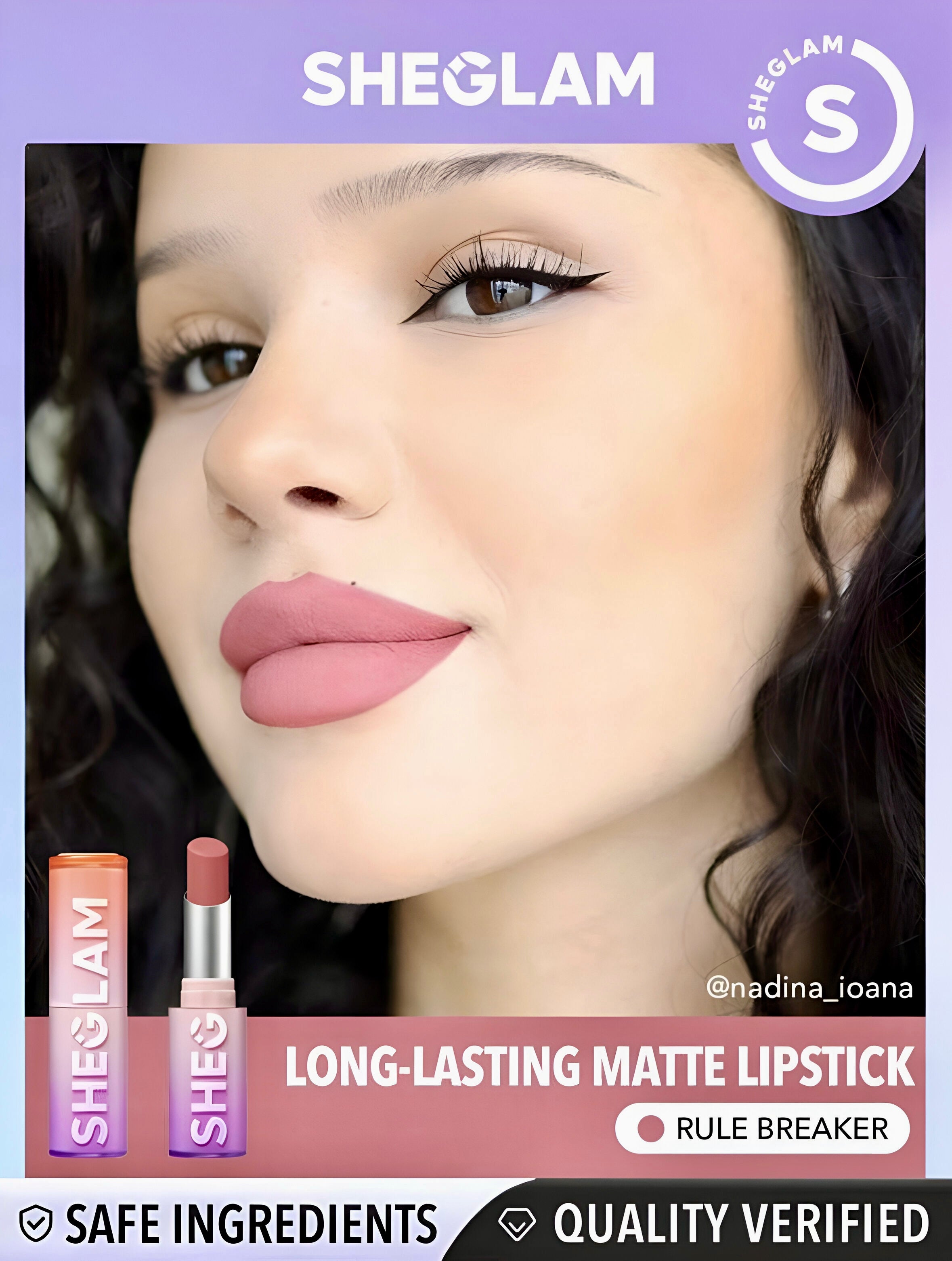 SHEGLAM DYNAMATTE BOOM LONG-LASTING MATTE LIPSTICK