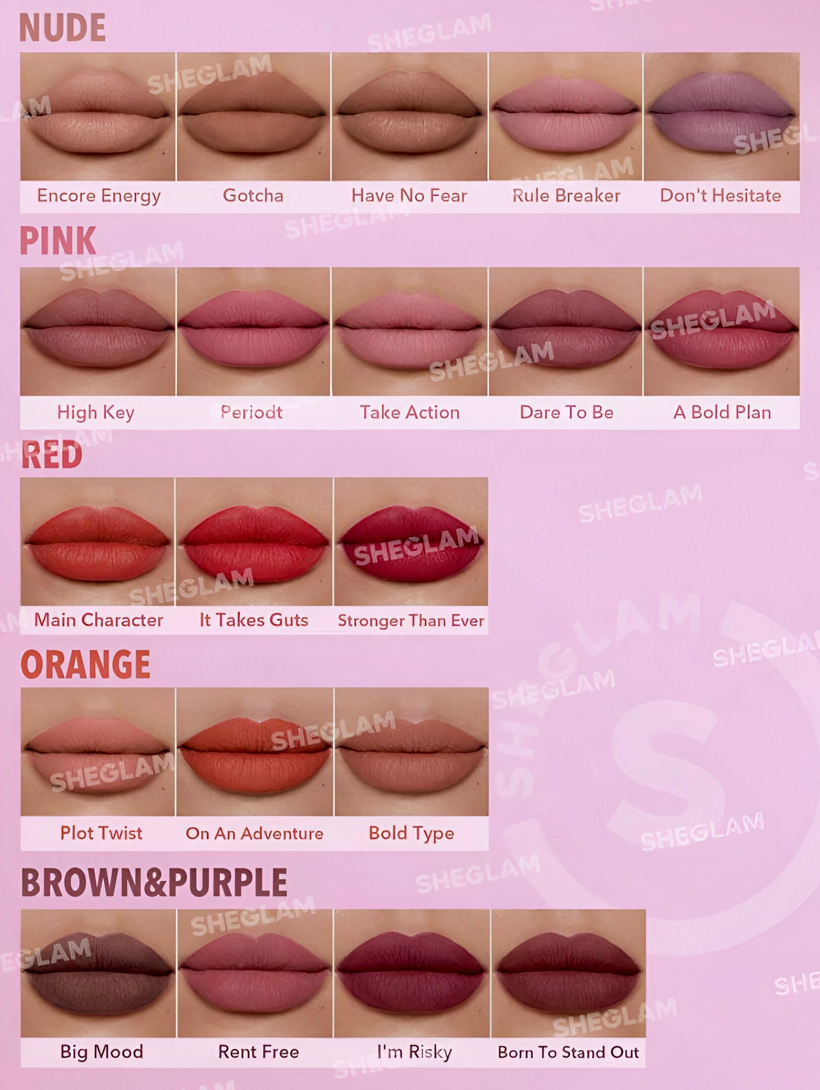 SHEGLAM DYNAMATTE BOOM LONG-LASTING MATTE LIPSTICK