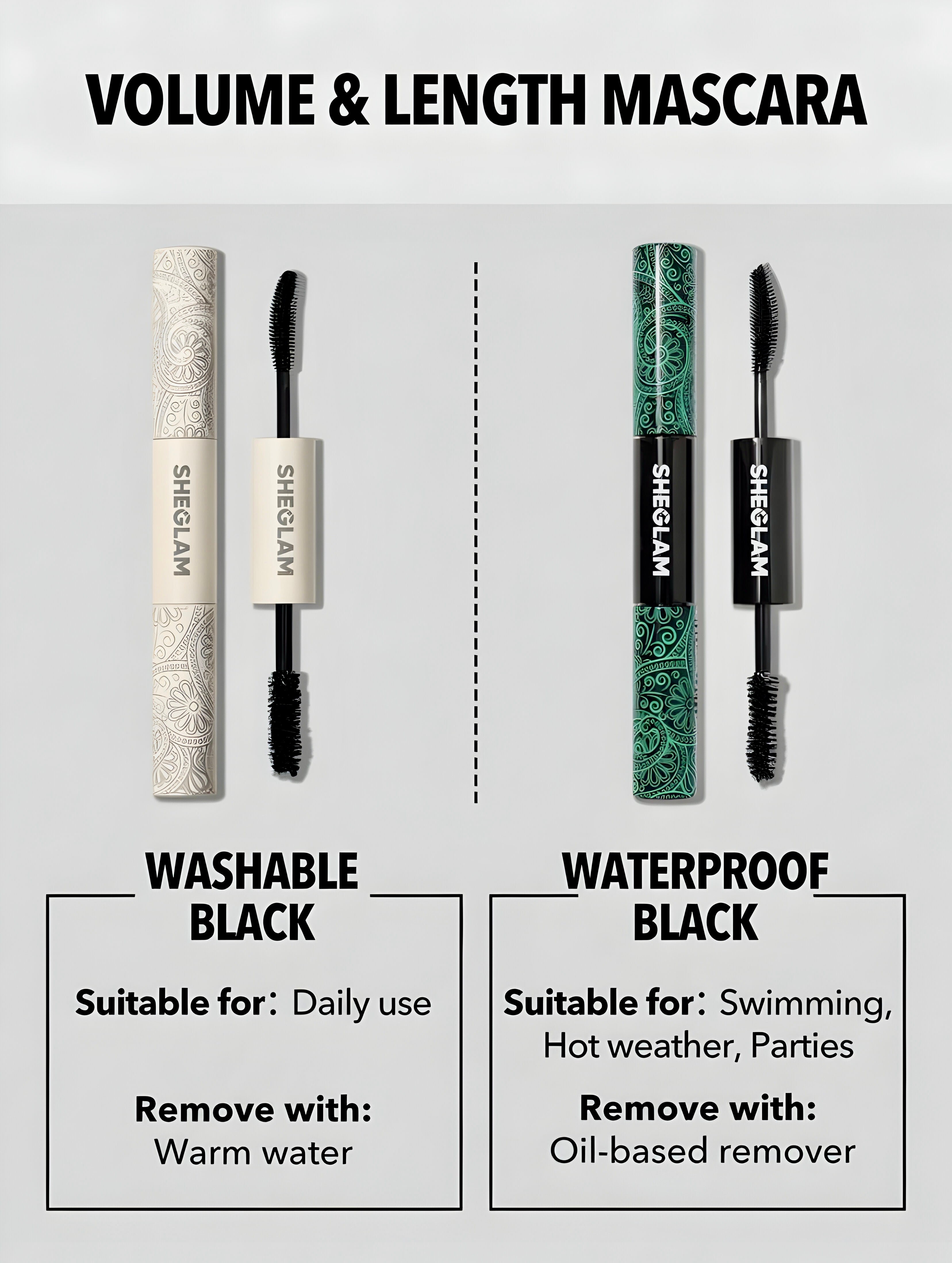 SHEGLAM ALL-IN-ONE VOLUMEN & LEGTH MASCARA