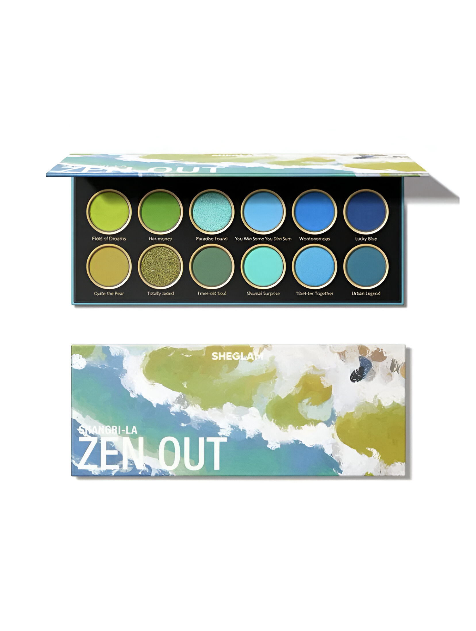 SHEGLAM PALETA ZEN OUT, SHANGRI-LA PALETTE