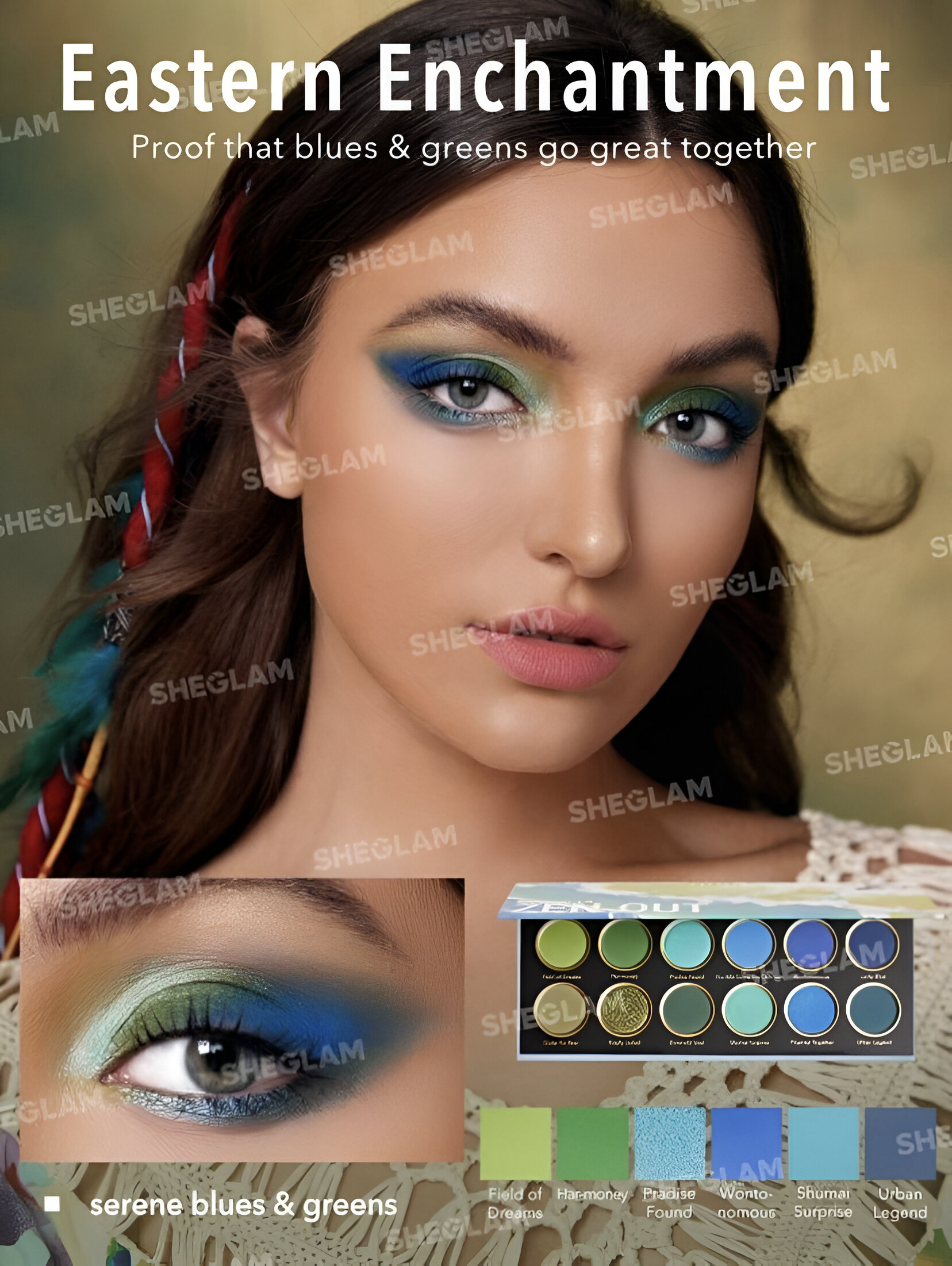 SHEGLAM PALETA ZEN OUT, SHANGRI-LA PALETTE