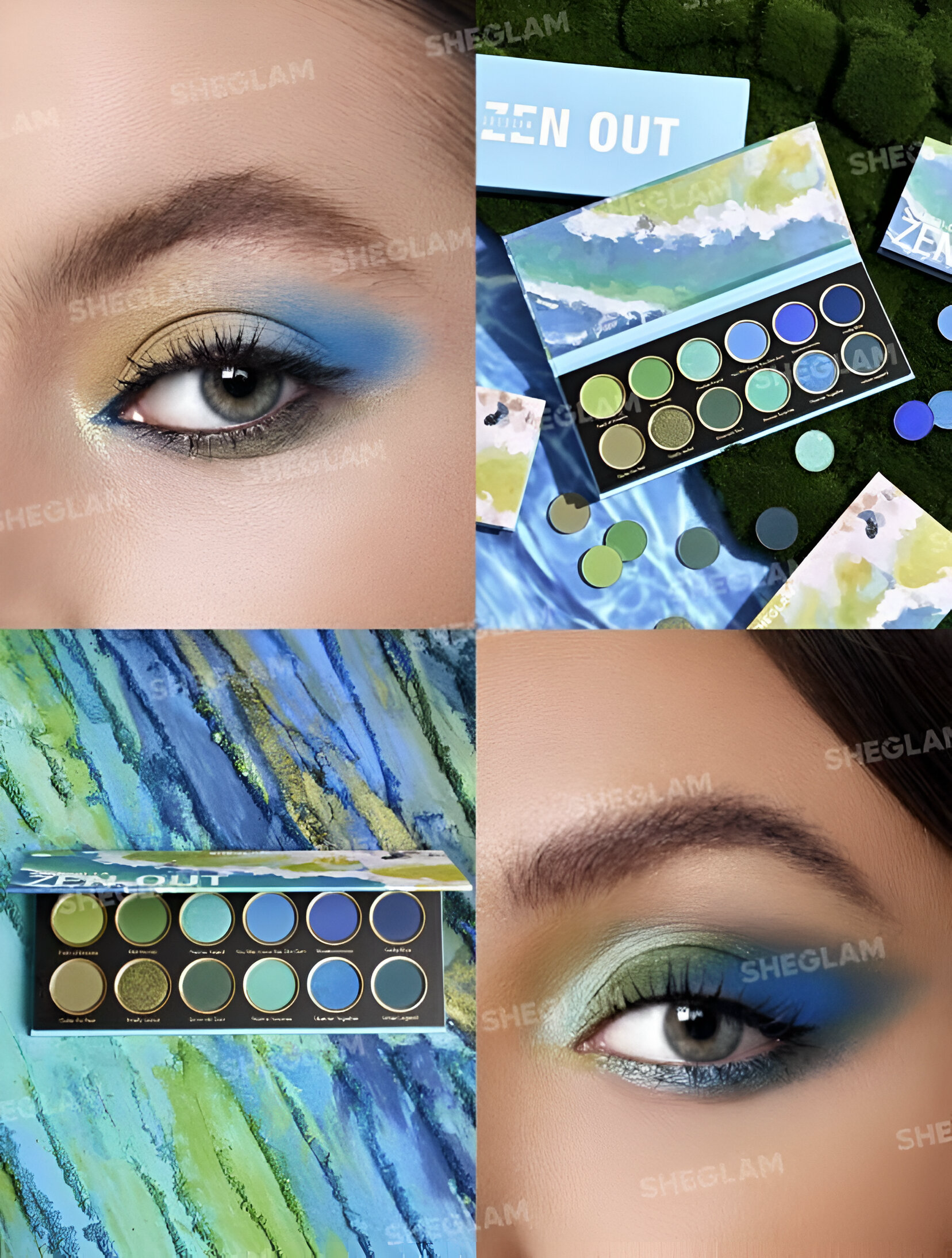 SHEGLAM PALETA ZEN OUT, SHANGRI-LA PALETTE