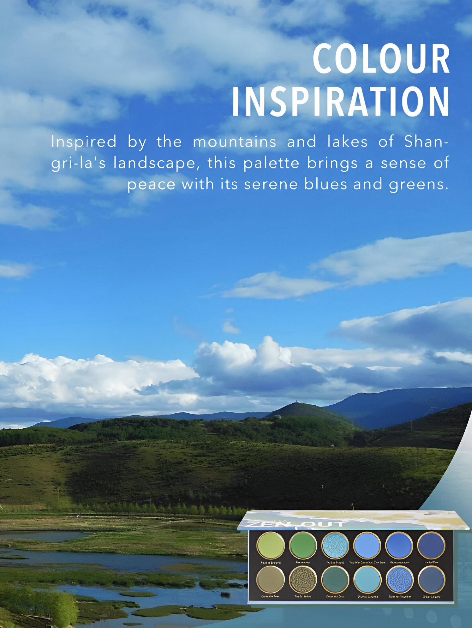 SHEGLAM PALETA ZEN OUT, SHANGRI-LA PALETTE