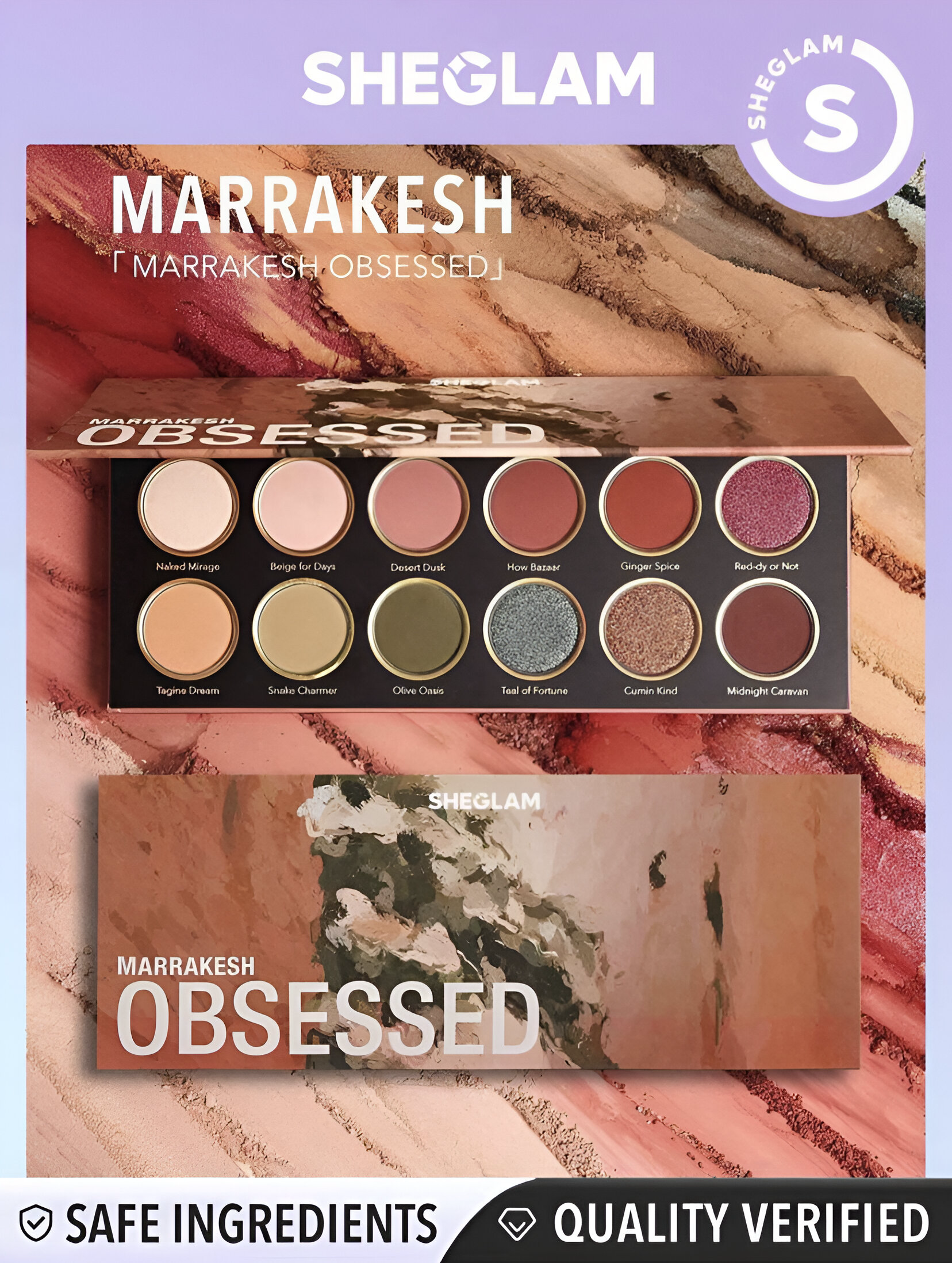 SHEGLAM PALETA MARRAKESH OBSESSED PALETTE