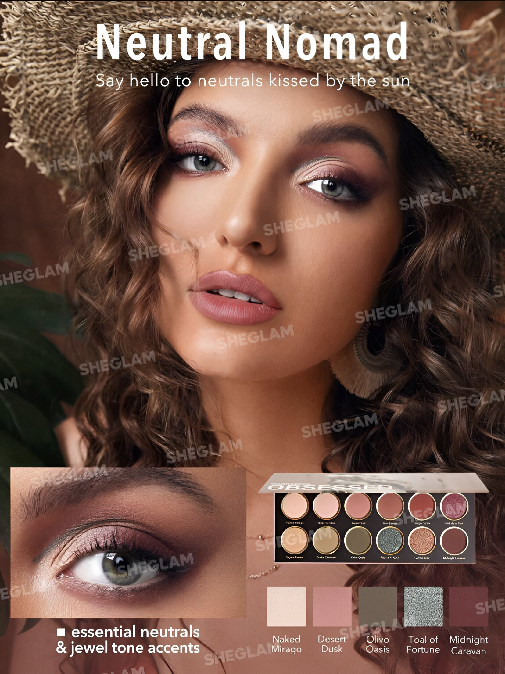 SHEGLAM PALETA MARRAKESH OBSESSED PALETTE