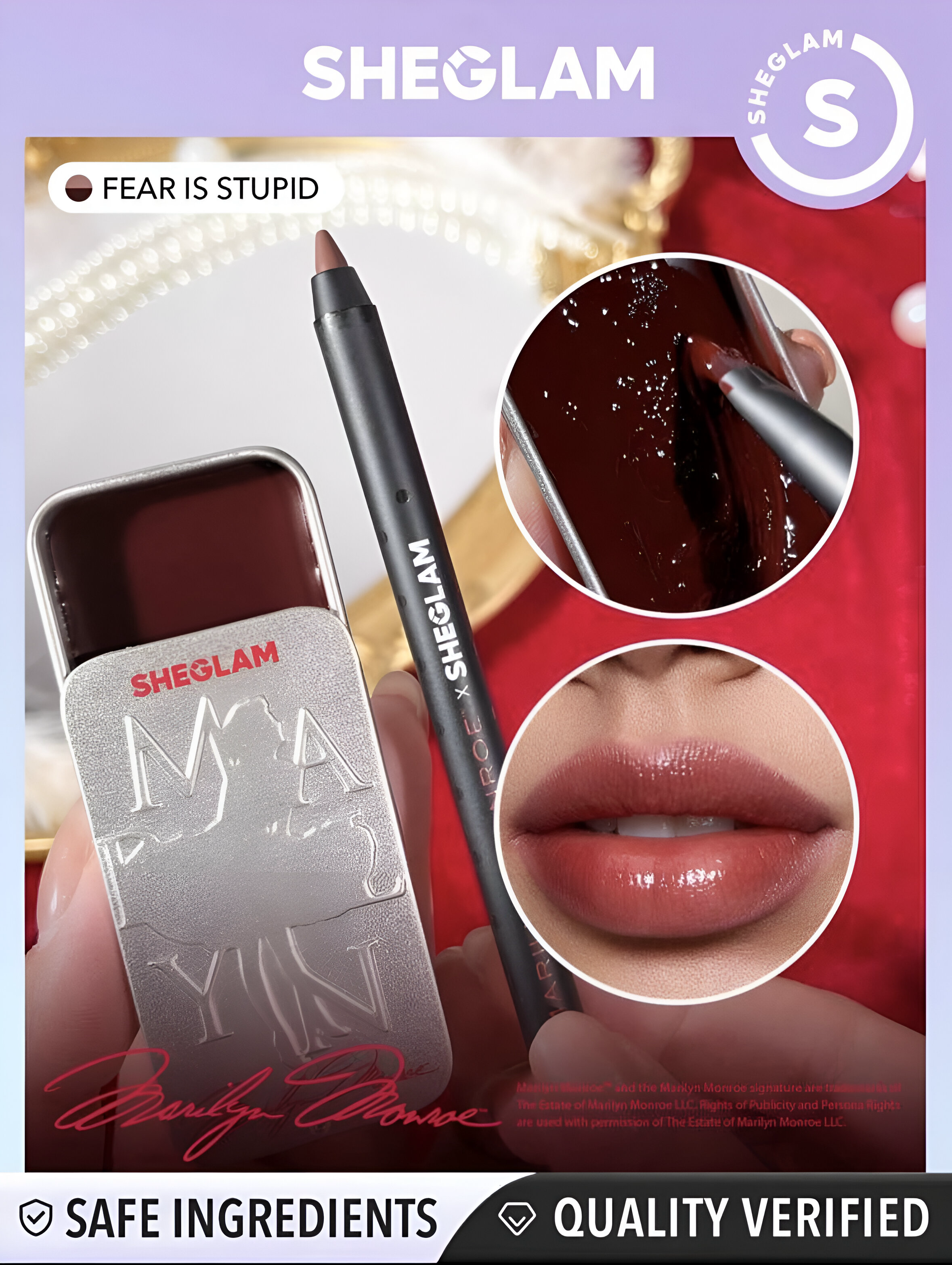 SHEGLAM DÚO DE LABIOS VINTAGE DE MARILYN MONROE