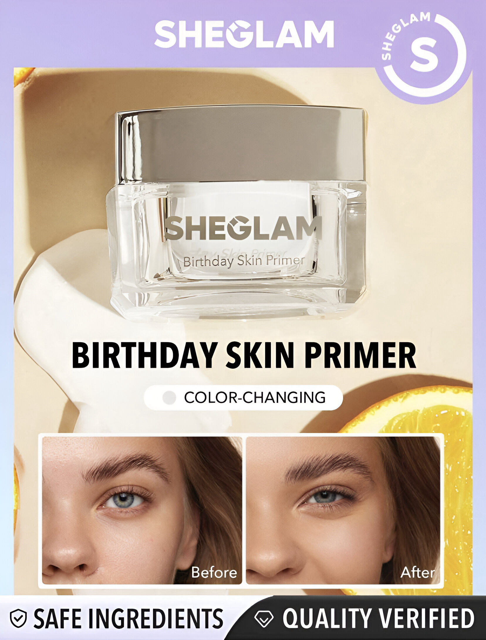 Primer Birthday skin Corrección de pigmento