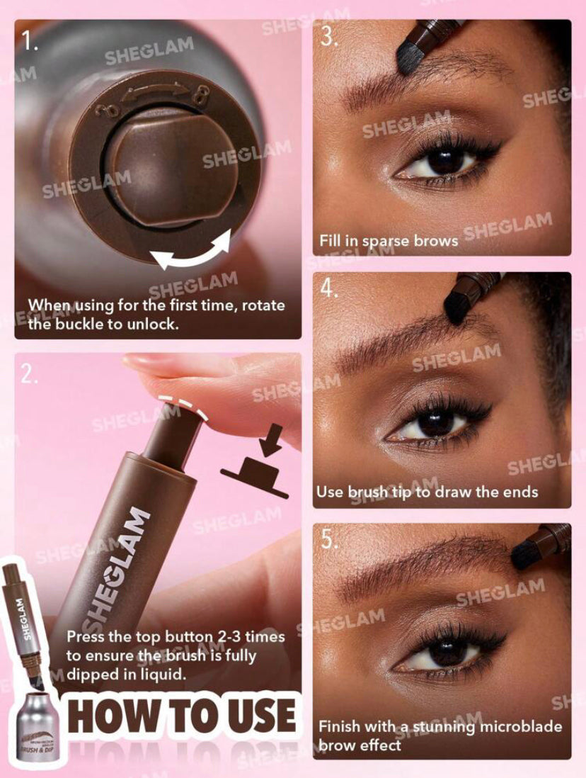 BROW-FECTION ANGLED BRUSH & DIP