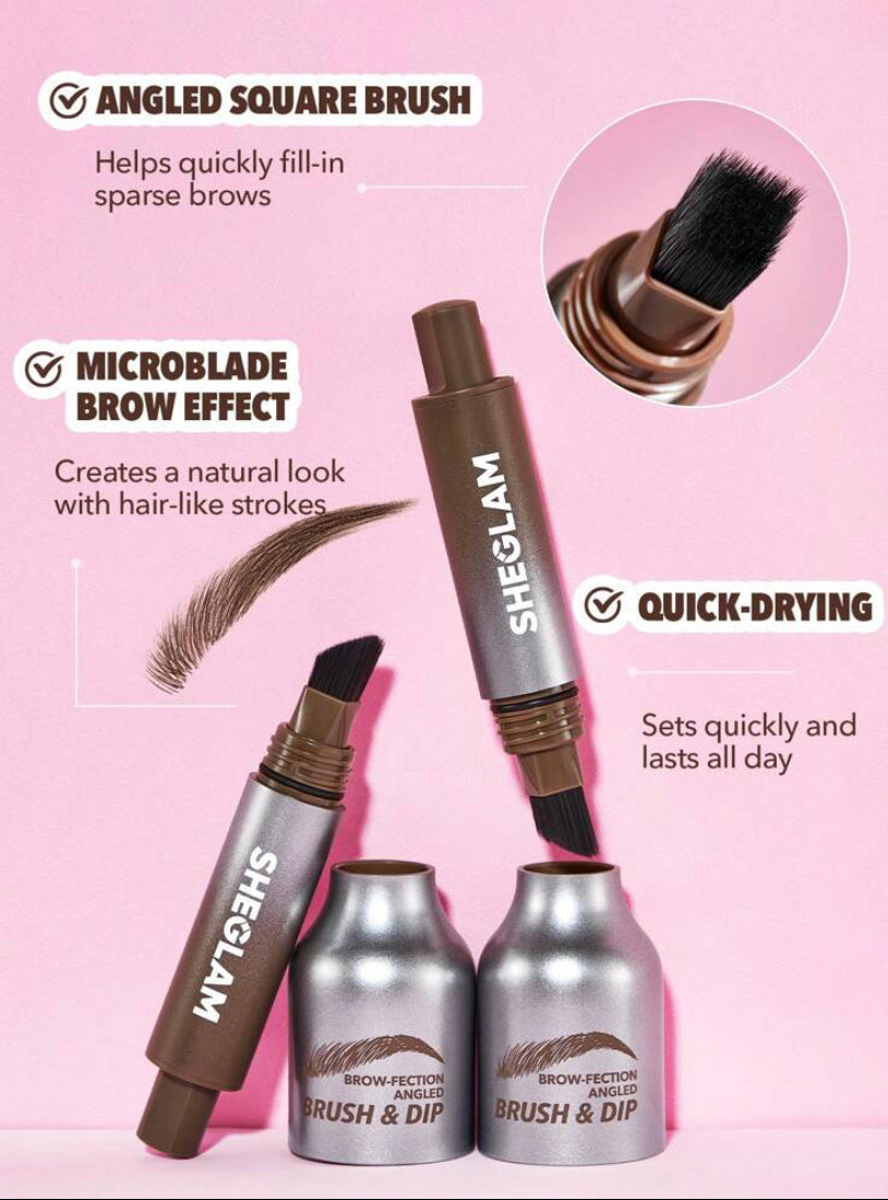 BROW-FECTION ANGLED BRUSH & DIP