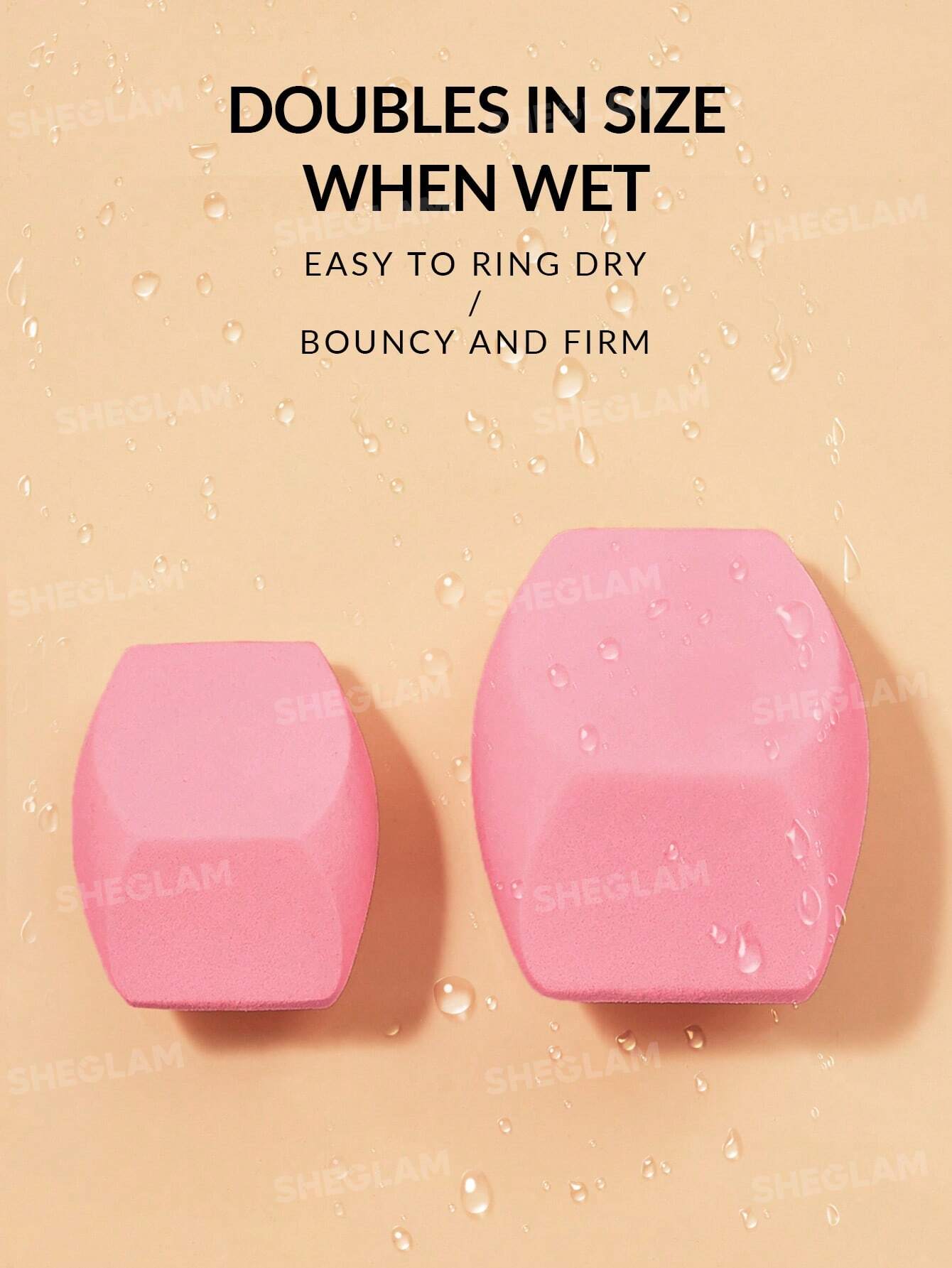 SHEGLAM Multi-Faceted Makeup Sponge-Pink