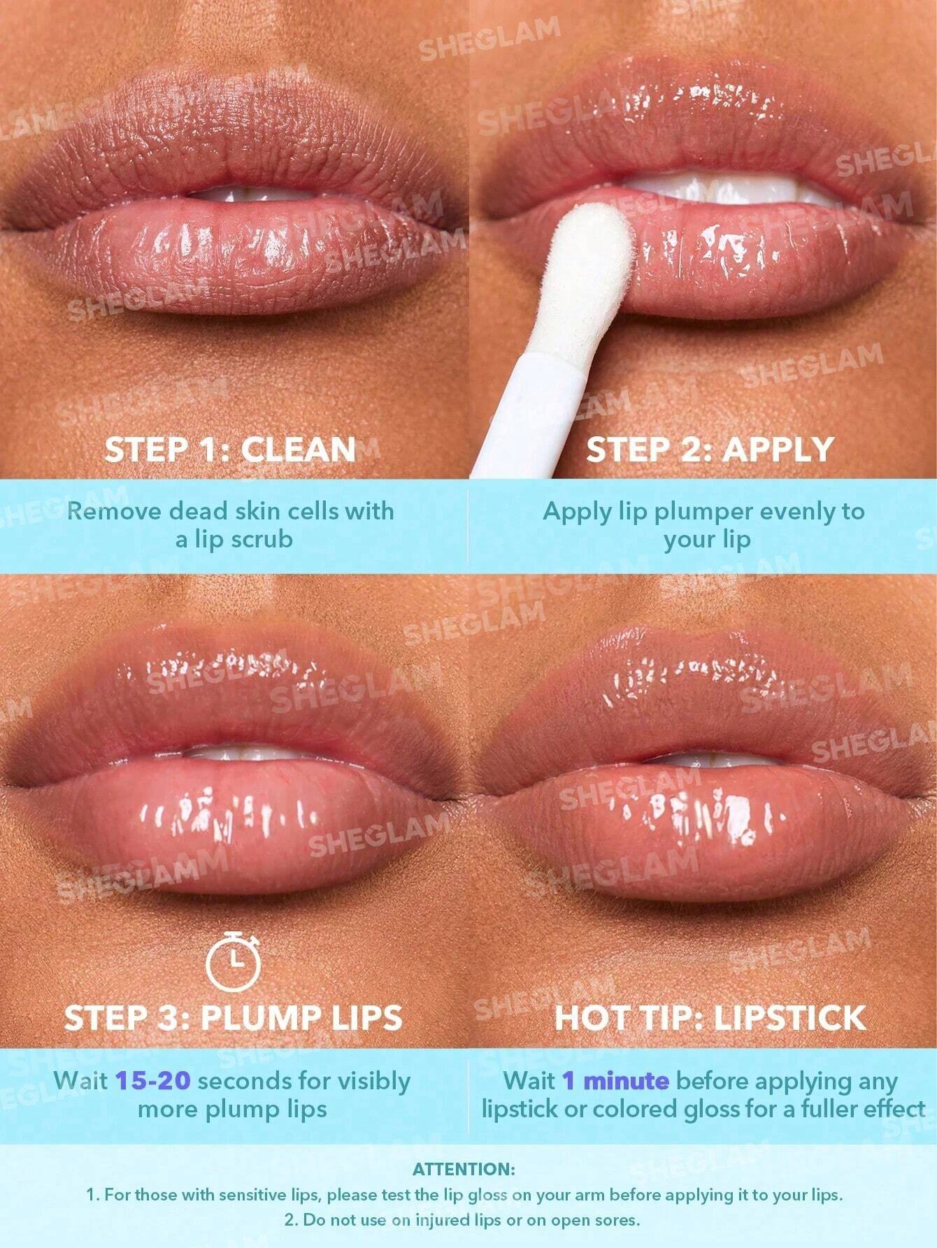 SHEGLAM DÚO DE BRILLO FRÍO Y CALIENTE PLUMP ADDICT