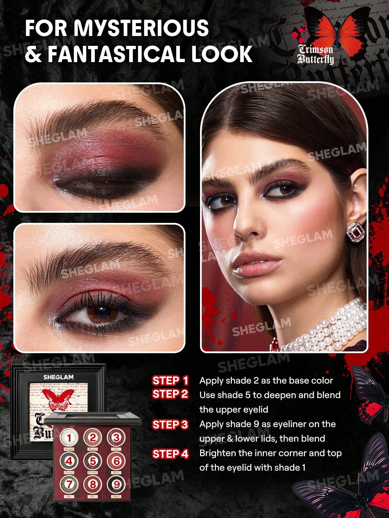 Paleta Crimson Butterfly