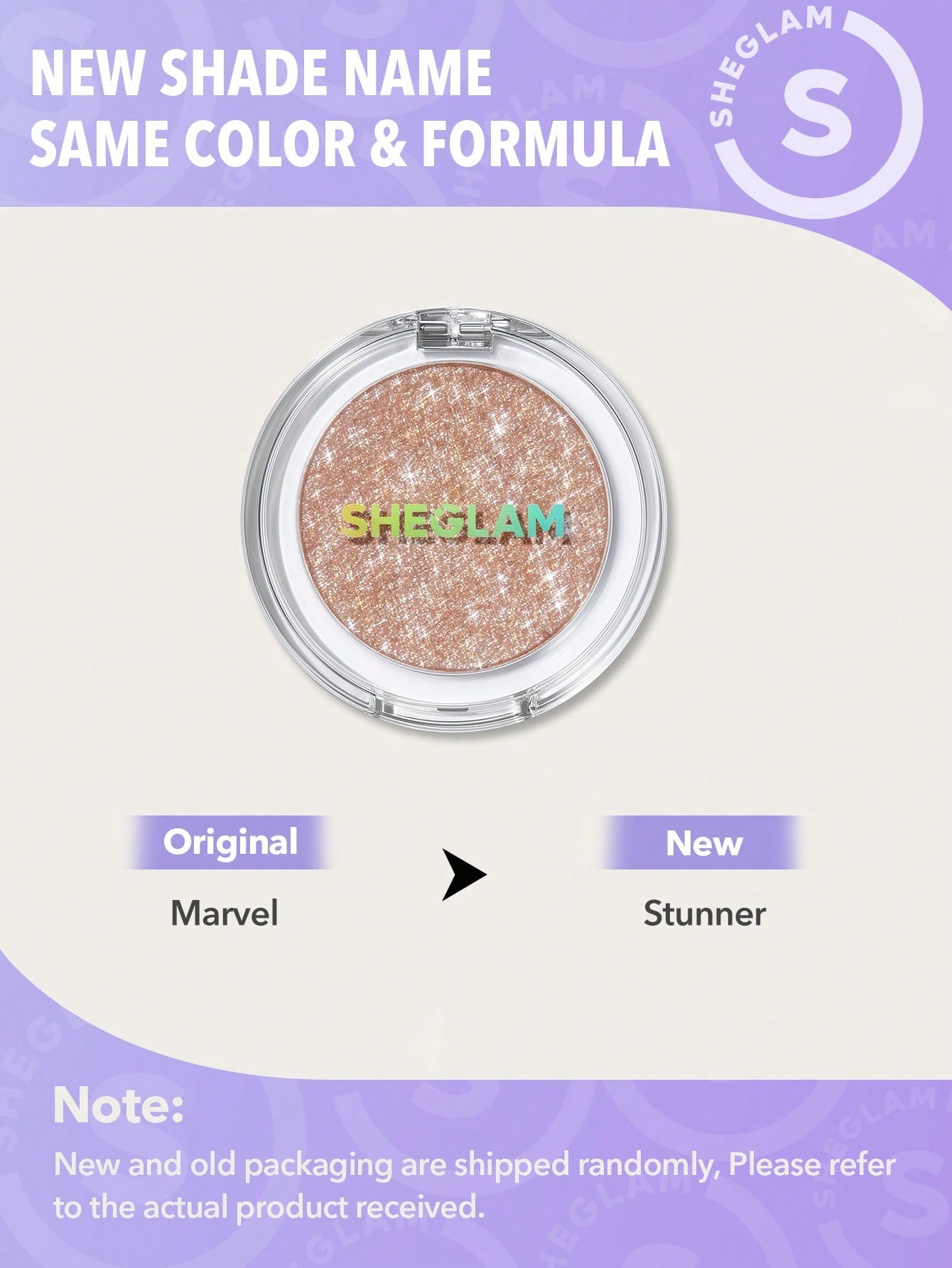 SHEGLAM ENIGMA SPARKLY EYESHADOW