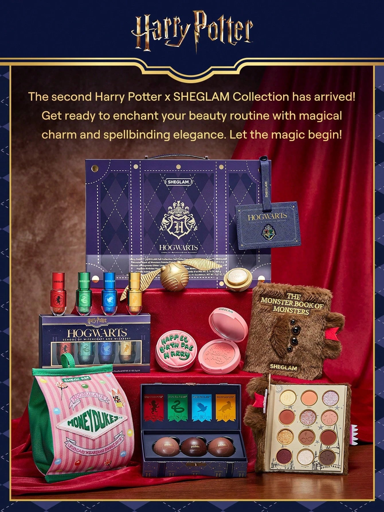 SHEGLAM Harry Potter  Sweet Shop Makeup Bag