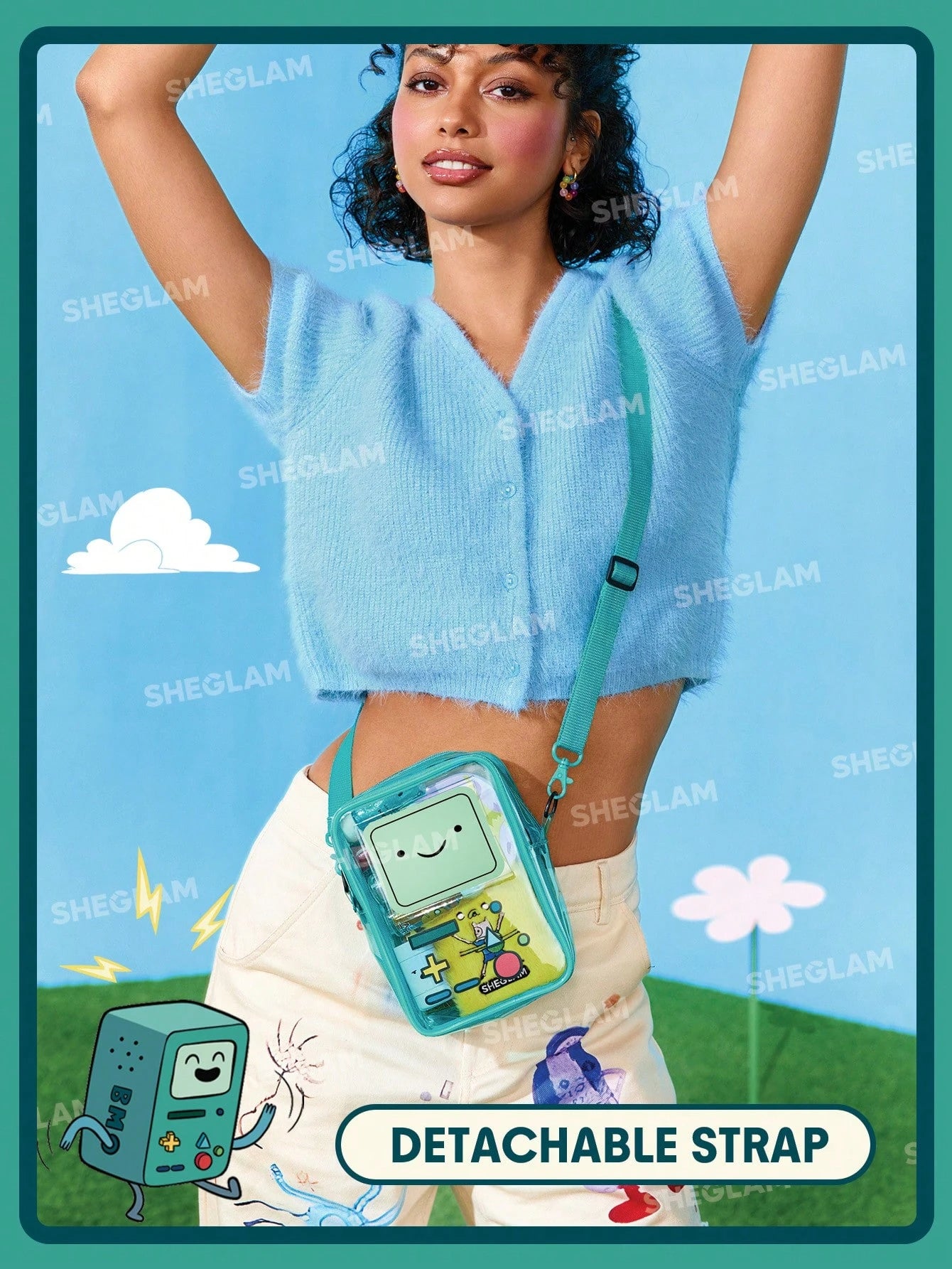 SHEGLAM Hora de aventura Be MOre Makeup Bag