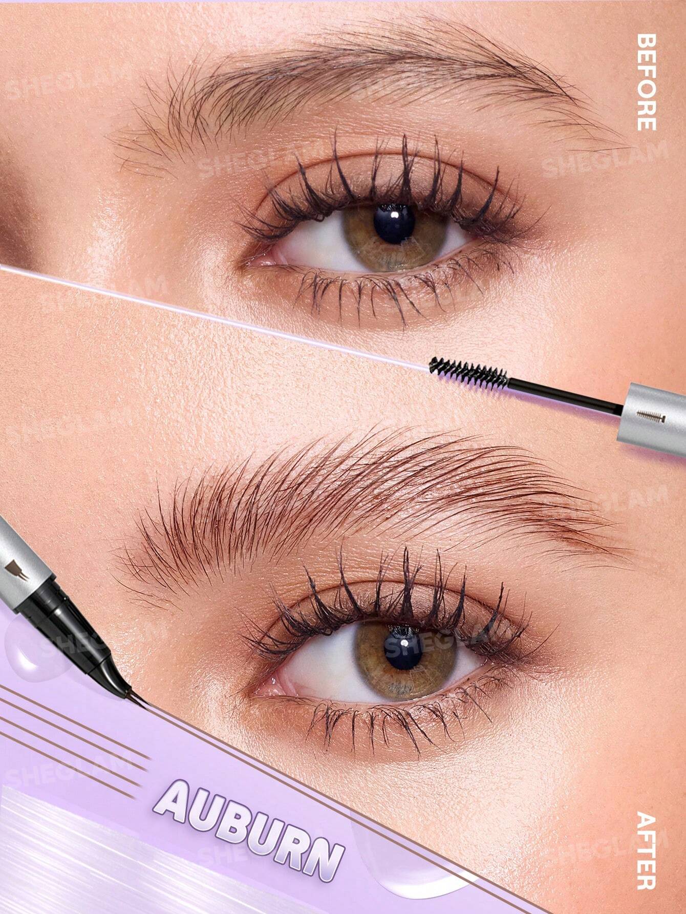 SHEGLAM Lápiz para cejas laminado Real Flow