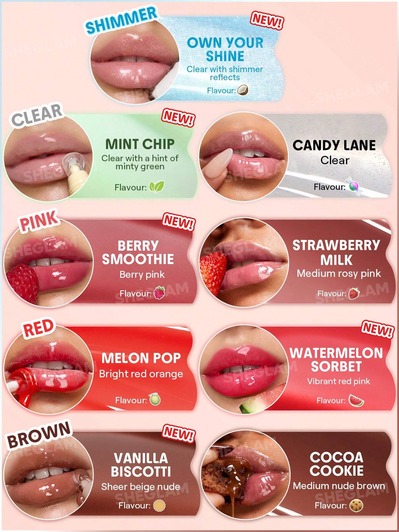 SHEGLAM CRYSTAL GLAZE MOISTURIZING LIP CARE