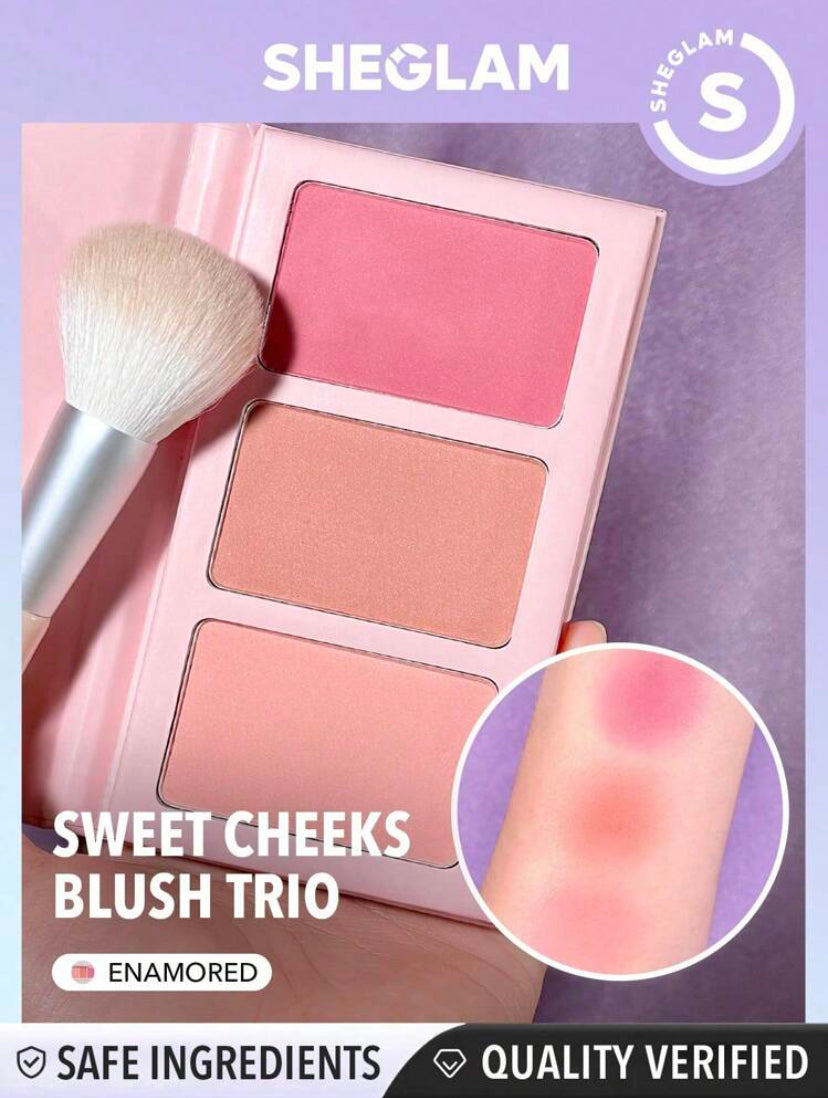 SHEGLAM TRÍO DE BLUSH SWEET CHEEKS