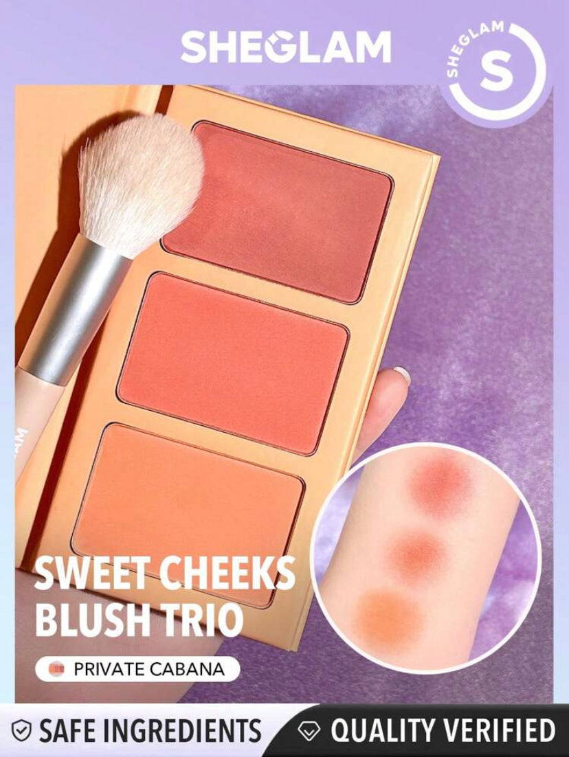 SHEGLAM TRÍO DE BLUSH SWEET CHEEKS