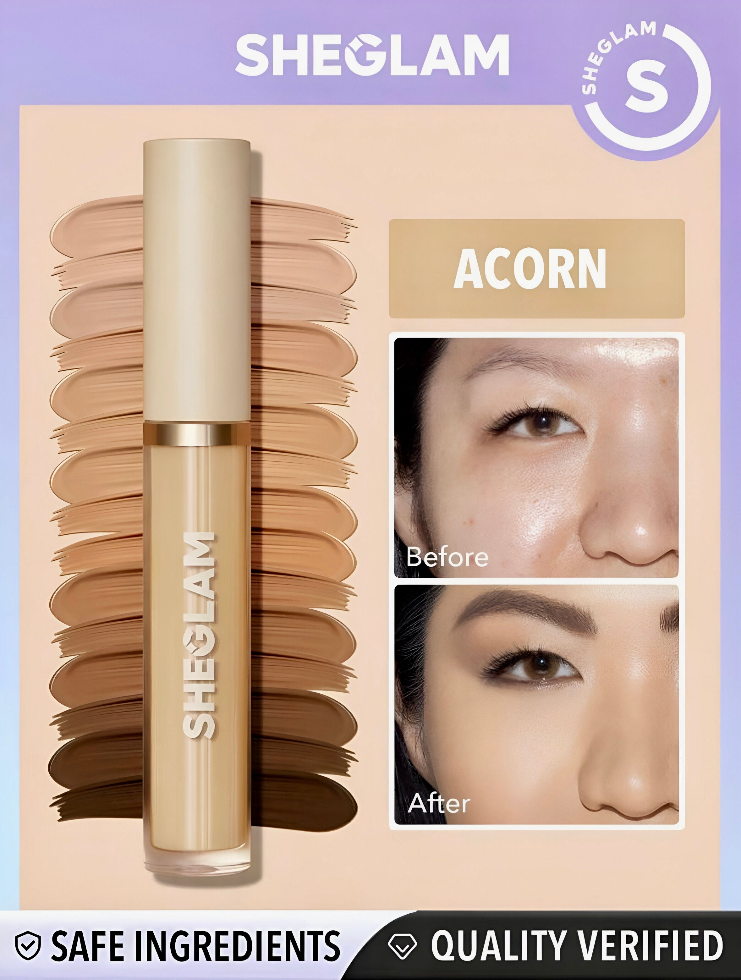 SHEGLAM LIKE MAGIC 12HR CORRECTOR DE COBERTURA COMPLETA