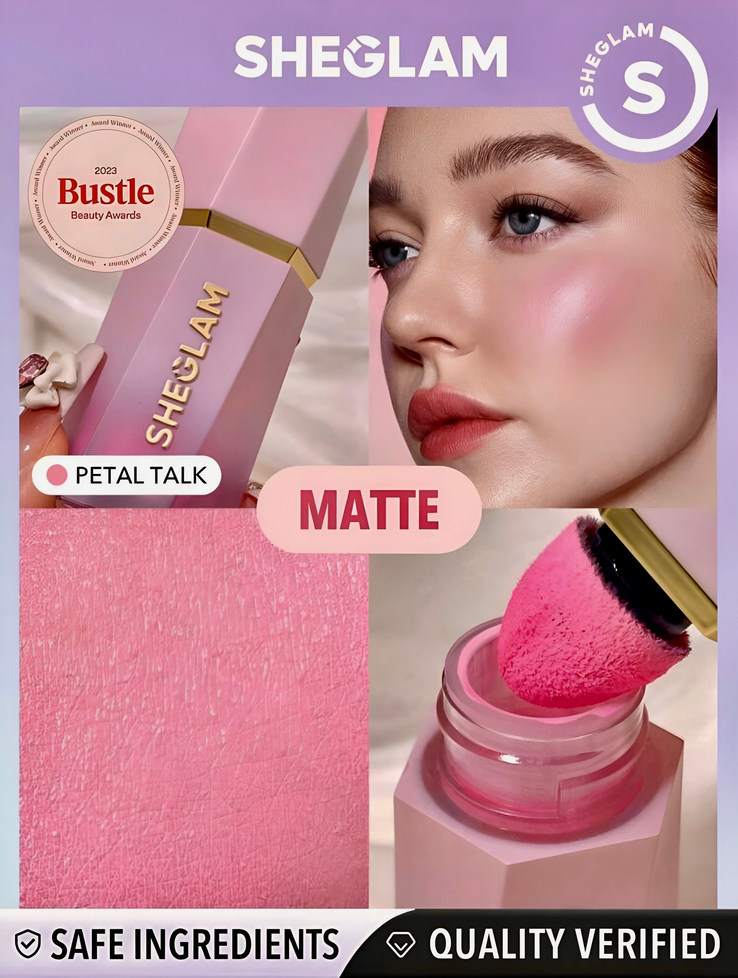 SHEGLAM BLUSH LÍQUIDO COLOR BLOOM ACABADO MATTE