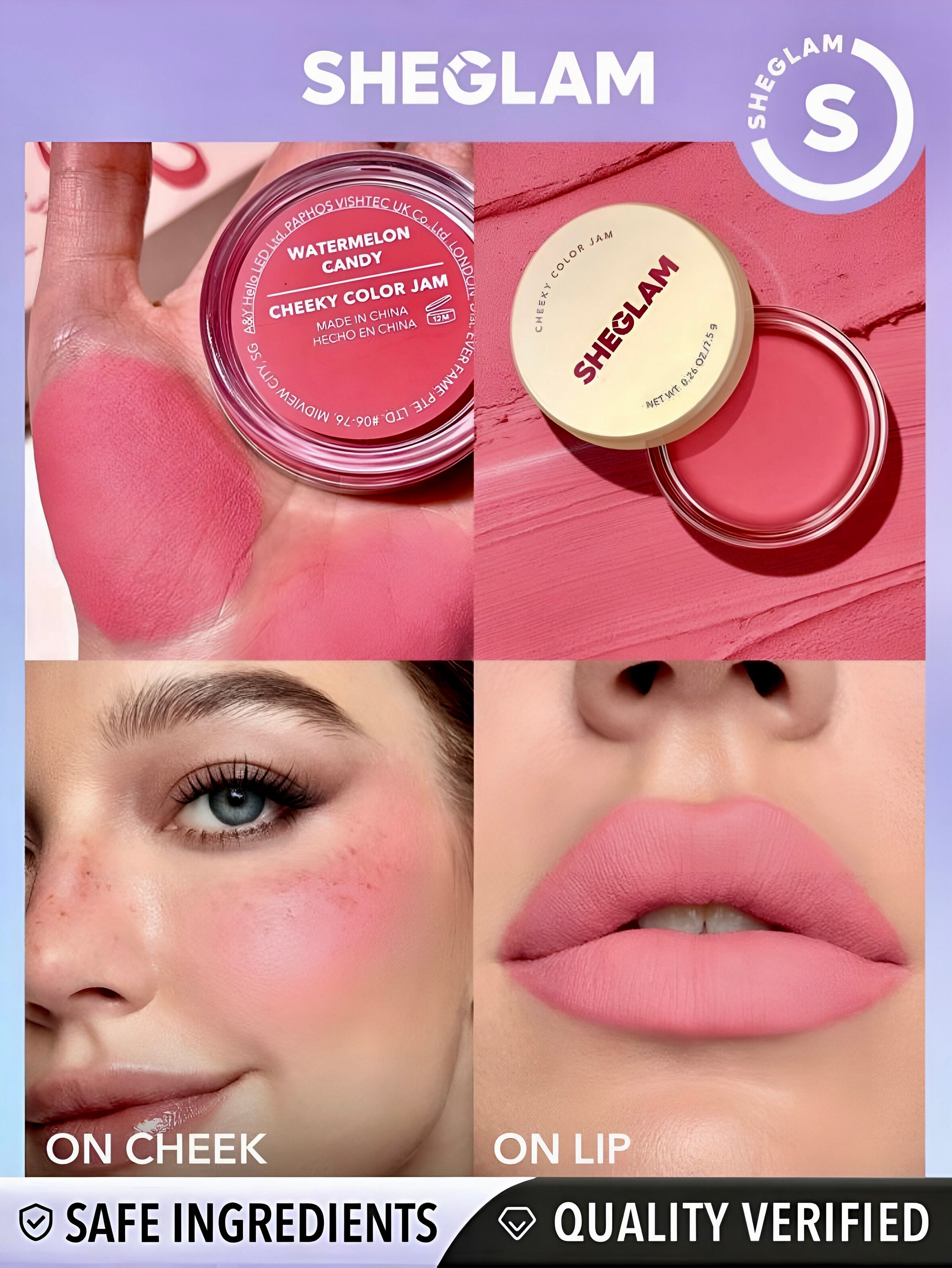 SHEGLAM BLUSH CHEEKY COLOR JAM