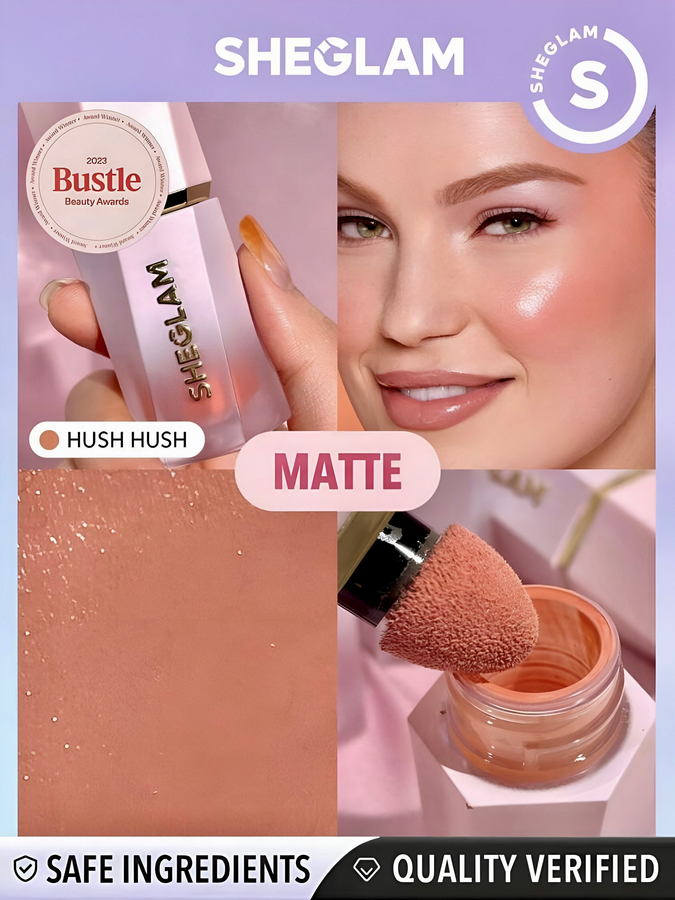 SHEGLAM BLUSH LÍQUIDO COLOR BLOOM ACABADO MATTE