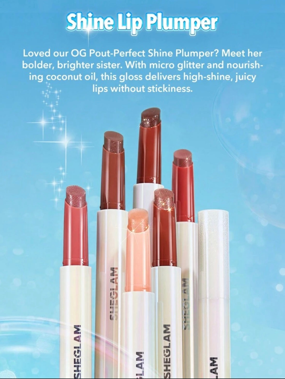 SHEGLAM POUT-PERFECT SHIMMER LIP VOLUMINIZADOR