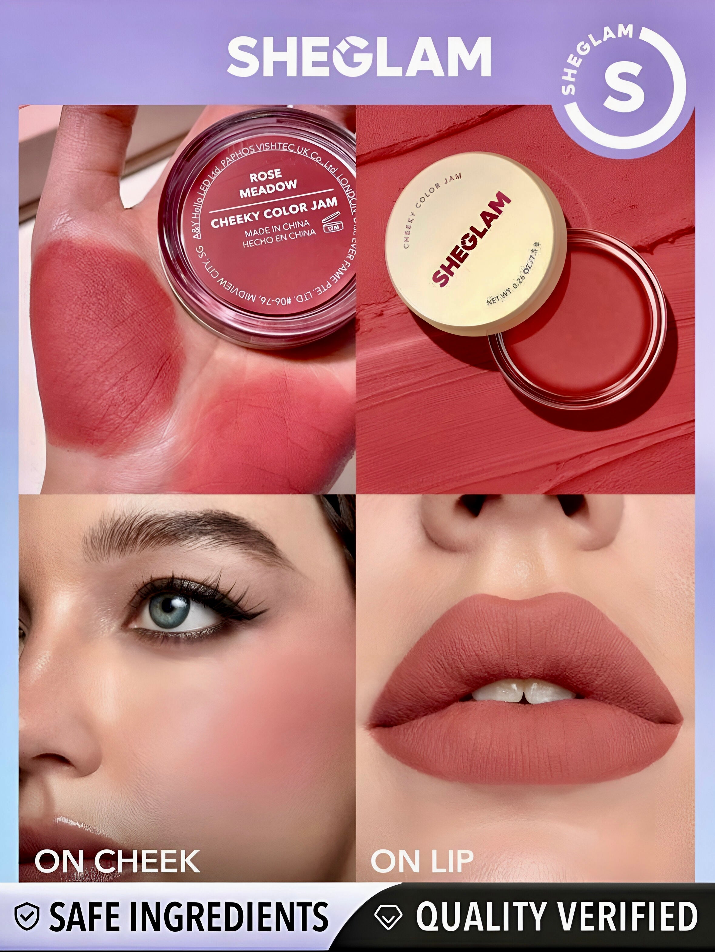 SHEGLAM BLUSH CHEEKY COLOR JAM