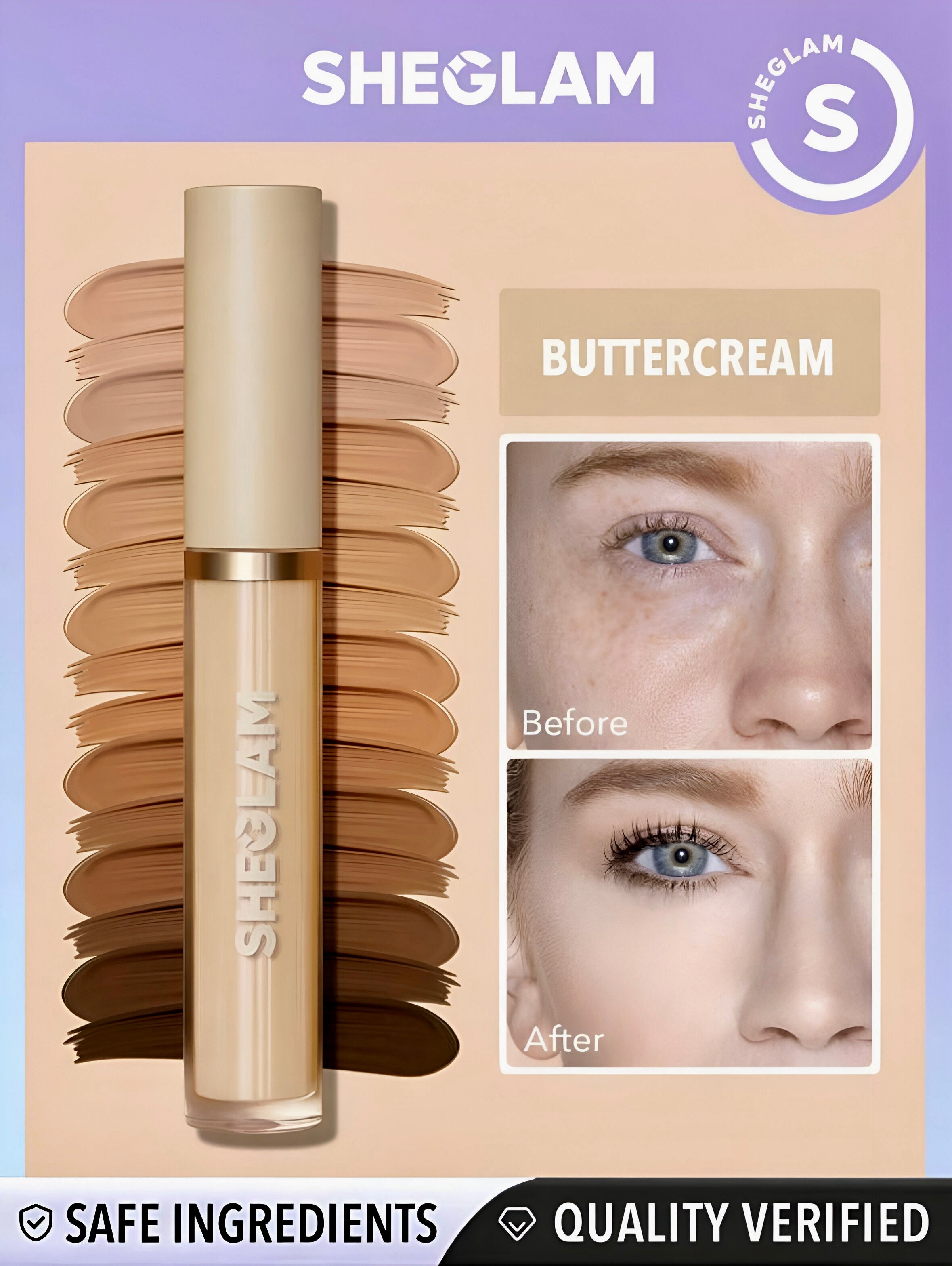 SHEGLAM LIKE MAGIC 12HR CORRECTOR DE COBERTURA COMPLETA