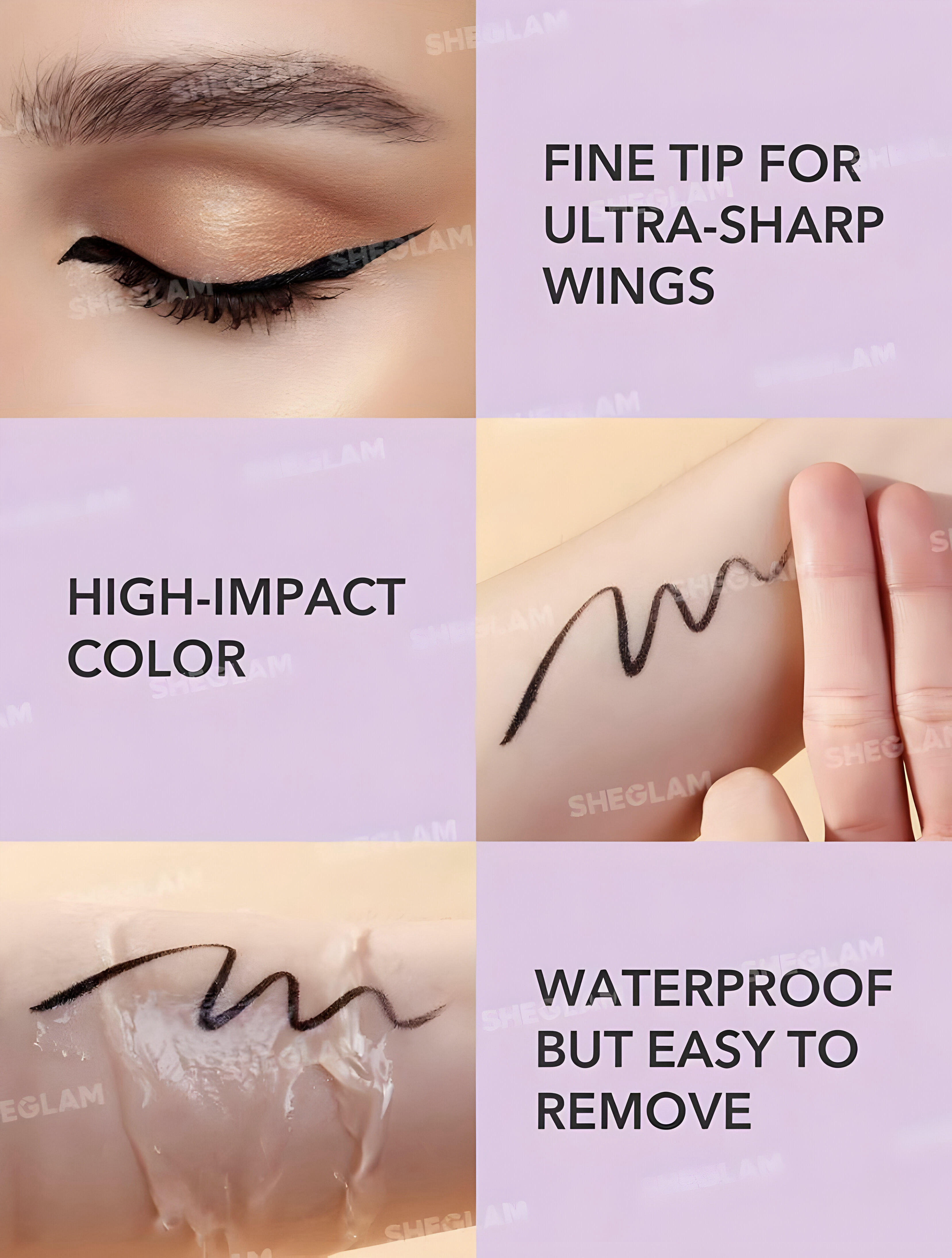 SHEGLAM EYELINER LÍQUIDO DE BELLEZA ETERNAL BEAUTY